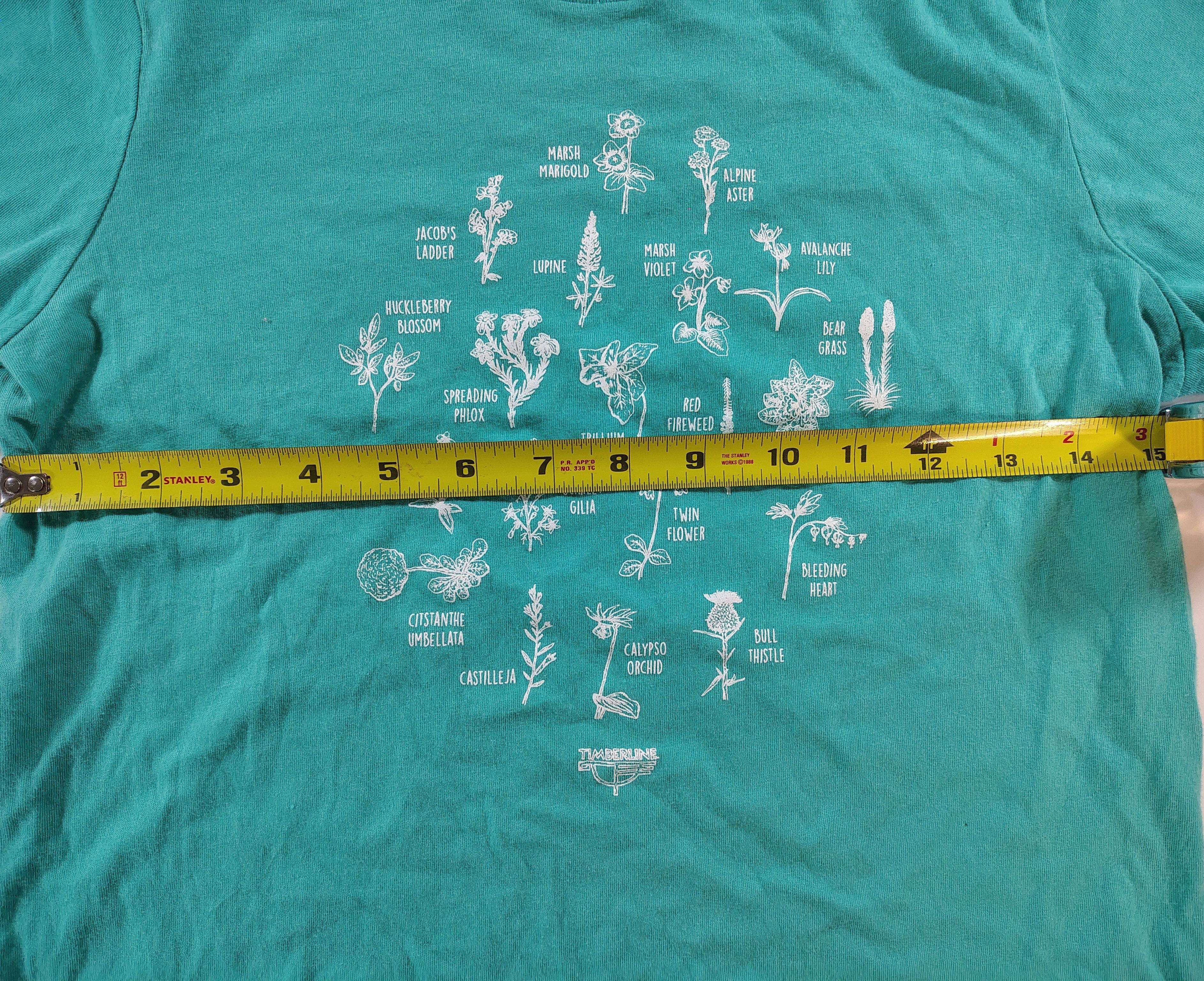 Other Women's Small Sea Green Timberline Lodge Foliage T-Shirt Size S / US 4 / IT 40 - 5 Thumbnail