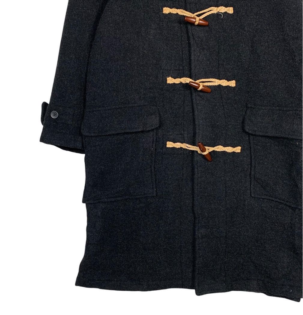 Japanese Brand Japanese Brand Cubic Measure Hooded Wool Duffle Coat Size US L / EU 52-54 / 3 - 3 Thumbnail
