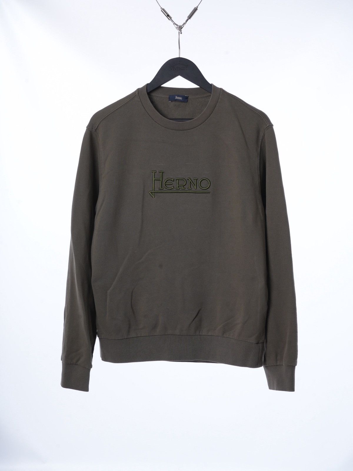 Herno Herno Sweatshirt big logo sz 48 Size US M / EU 48-50 / 2 - 1 Thumbnail