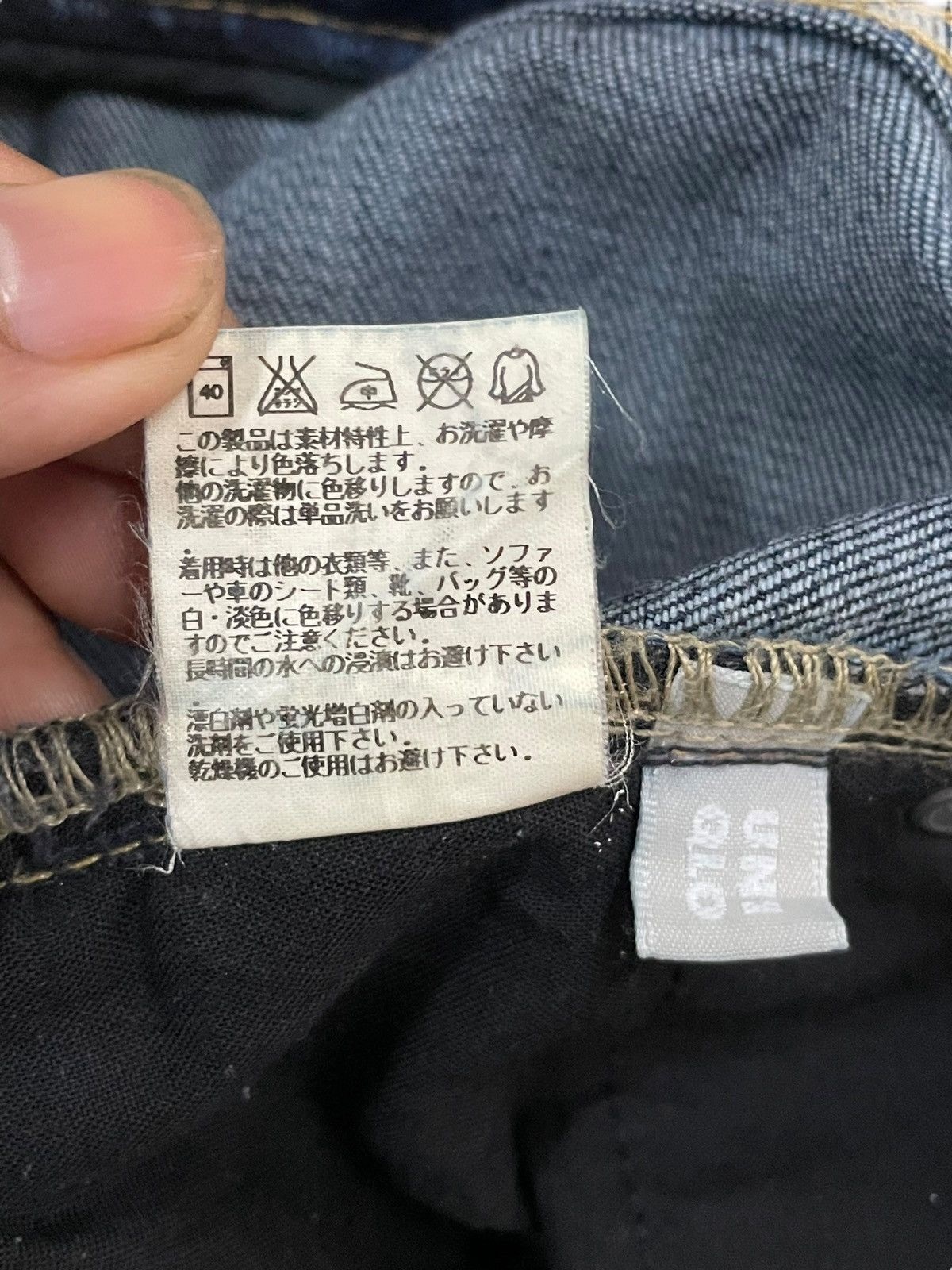 Japanese Brand Vintage Y2K Uniqlo UJ Fade Wash Distressed Bootcut Jeans Size US 28 / EU 44 - 12 Thumbnail