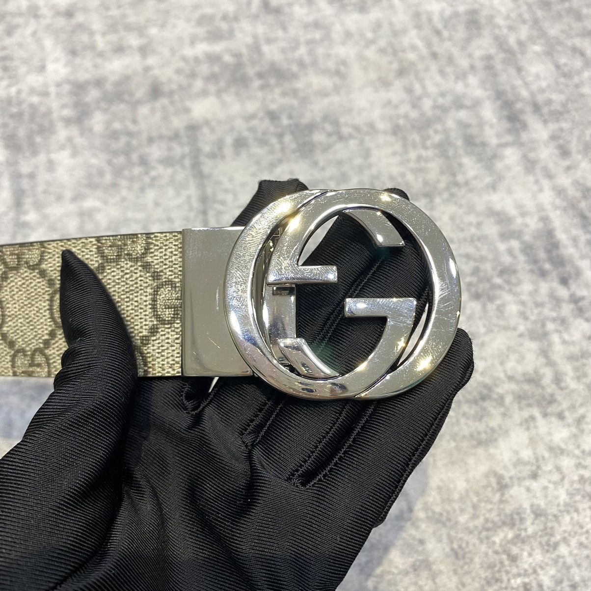 Gucci GUCCI Reversible GG Supreme Belt Size ONE SIZE - 6 Thumbnail
