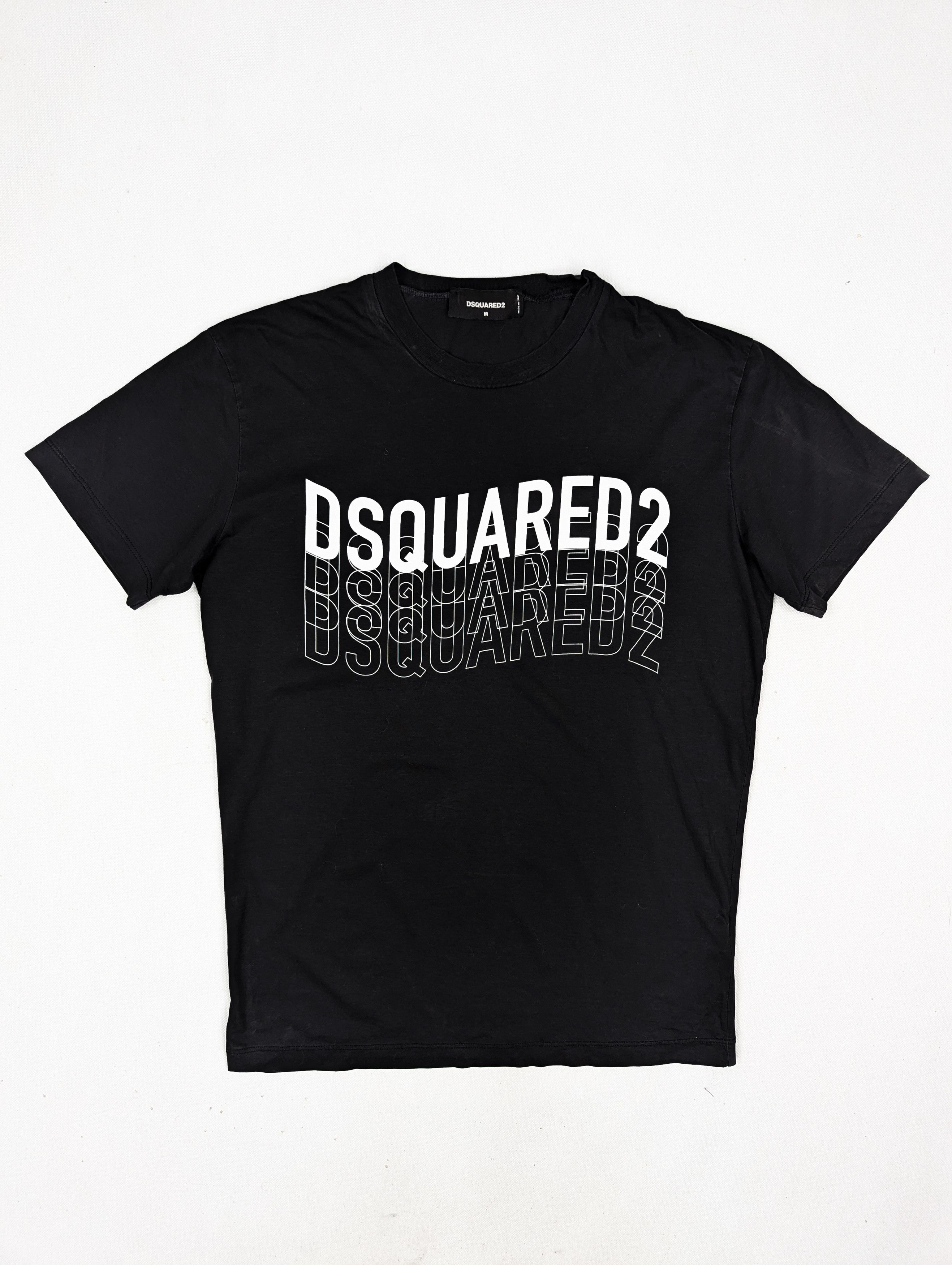Dsquared2 Dsquared2 black logo tshirt M Size US M / EU 48-50 / 2 - 1 Thumbnail