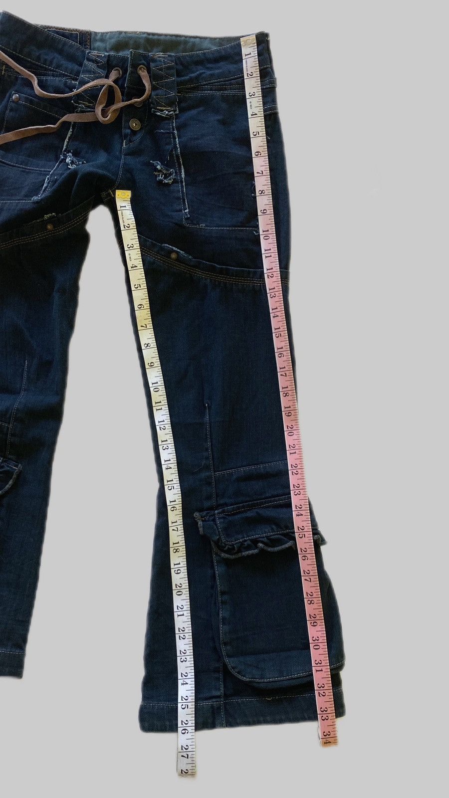 Marithe + Francois Girbaud CRAZY DESIGN Marithe Francois Girbaud Jeans Size 28" / US 6 / IT 42 - 10 Thumbnail