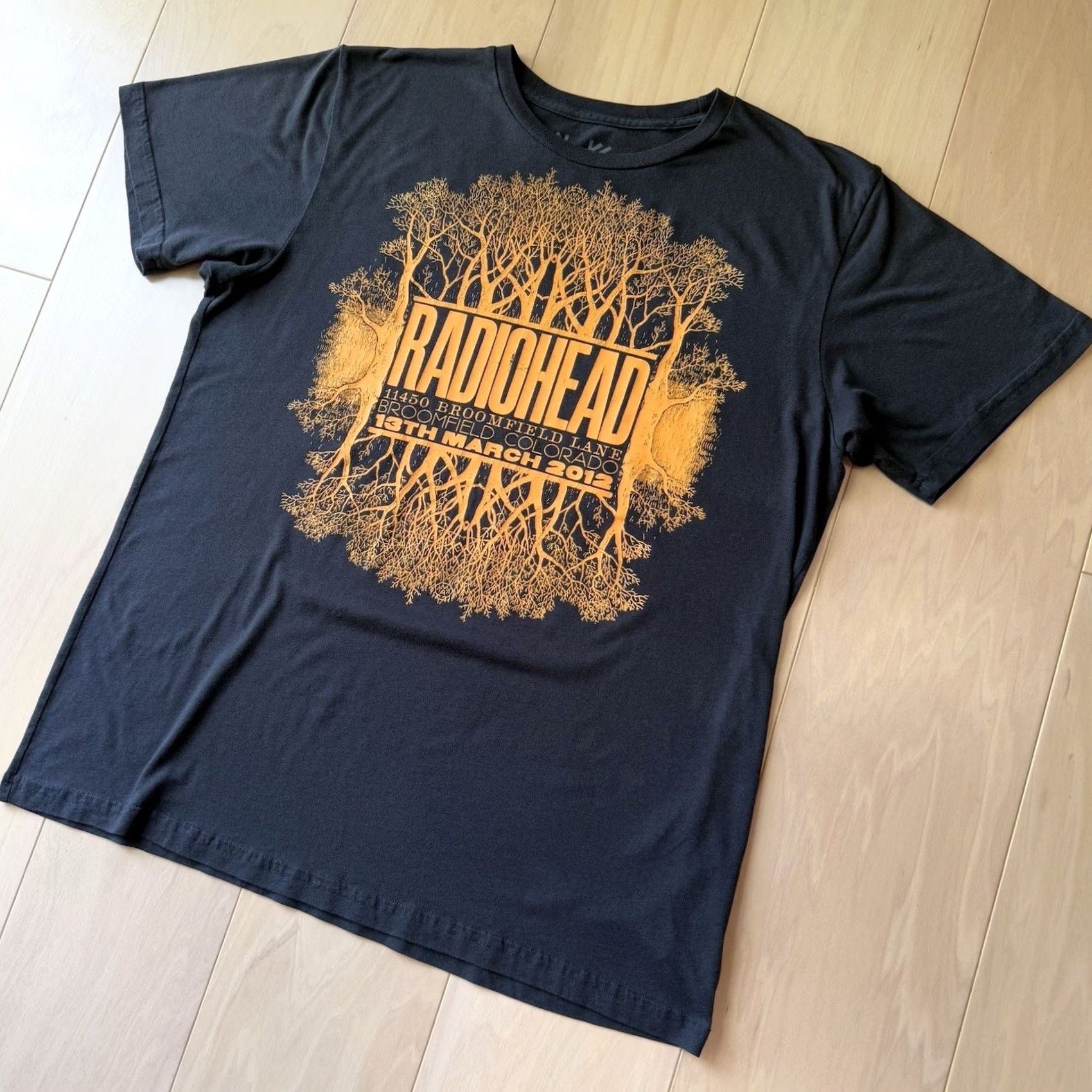 Vintage VINTAGE Radiohead Shirt XL Gray Rock Music 2012 Tour Waste Clothing Size US XL / EU 56 / 4 - 7 Thumbnail