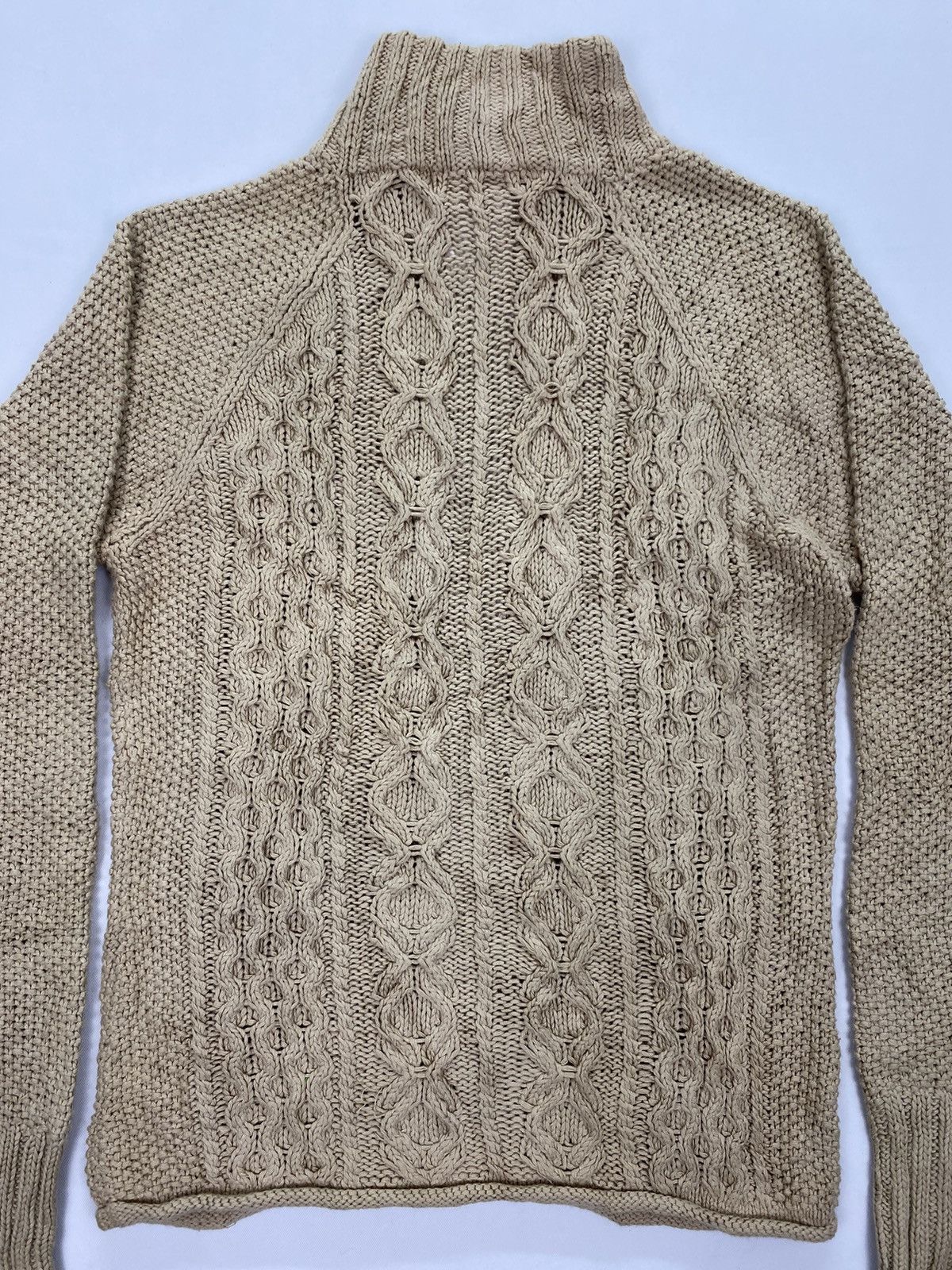 Designer × Japanese Brand Jusqua Cable Knit Sweater Size XS / US 0-2 / IT 36-38 - 4 Thumbnail