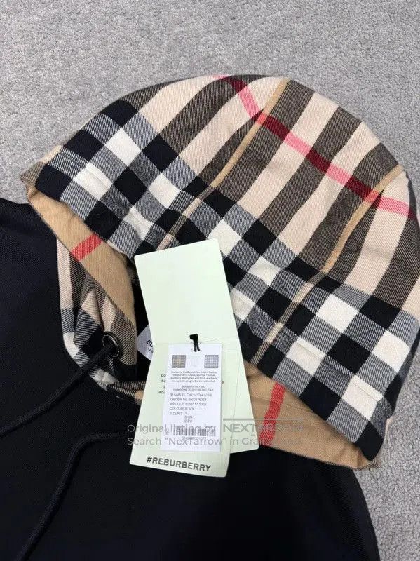 Burberry Burberry Black Cotton Long Sleeve Hoodie. Size US M / EU 48-50 / 2 - 2 Thumbnail