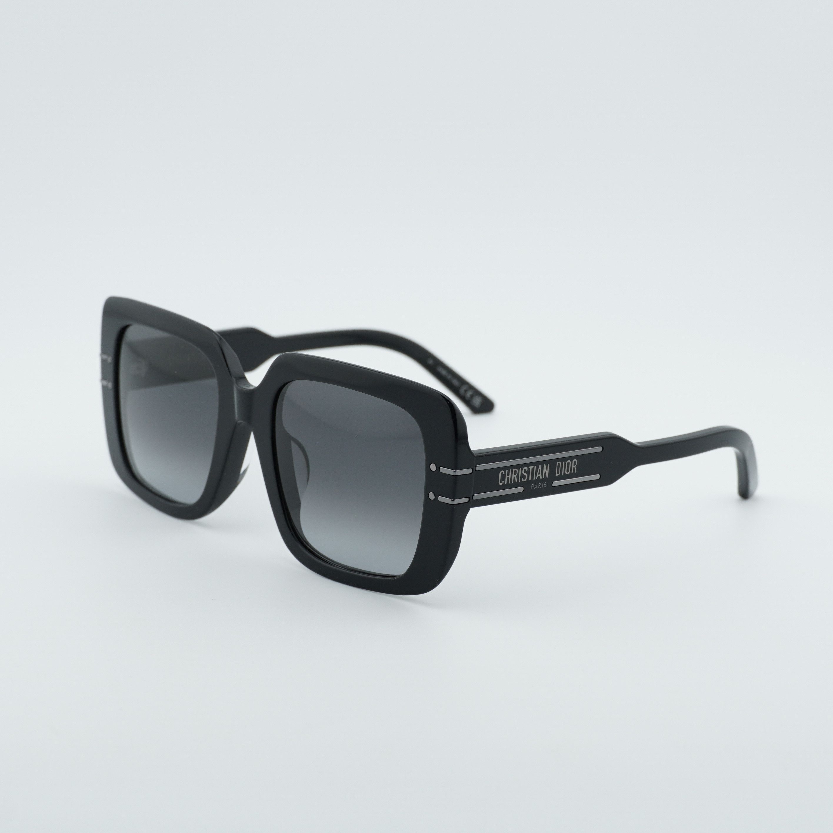 Dior Dior DIORSIGNATURE S11F 14A1 Sunglasses Black Square Frame Size ONE SIZE - 7 Thumbnail