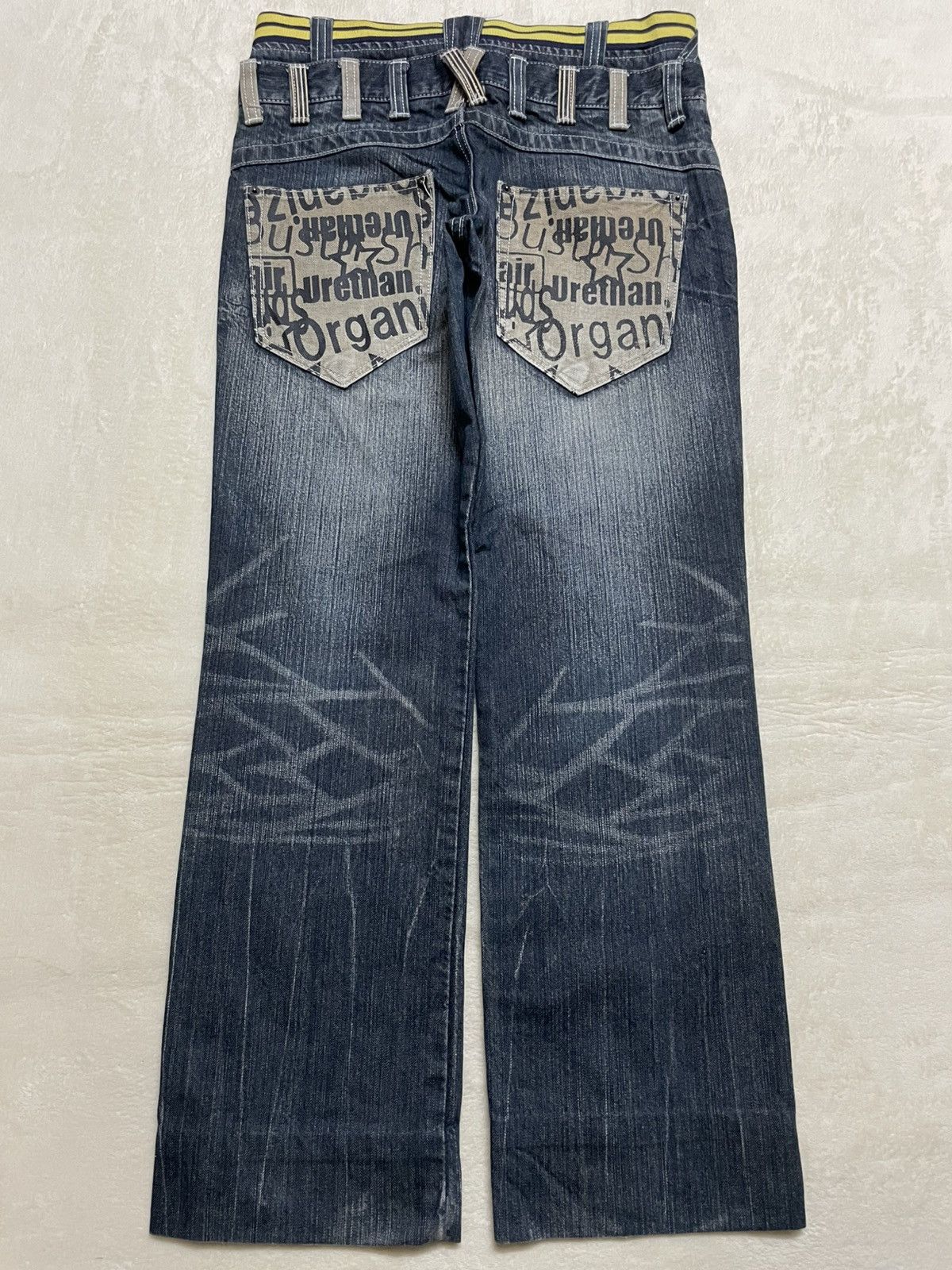 Japanese Brand Vintage Japanese Brand Mudwash Double Waist Rare Jeans Size US 32 / EU 48 - 10 Thumbnail