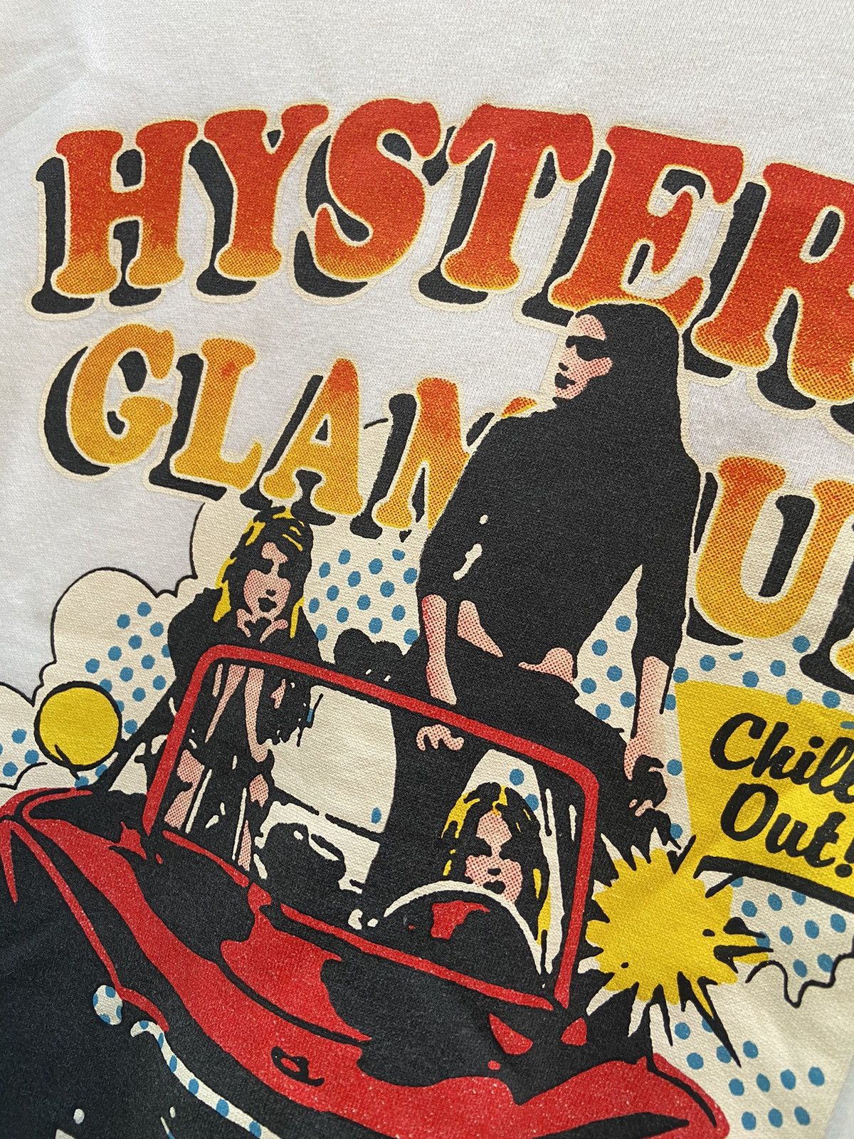 Hysteric Glamour 2000s Y2K sweatshirt women art double zipper Size US L / EU 52-54 / 3 - 5 Thumbnail