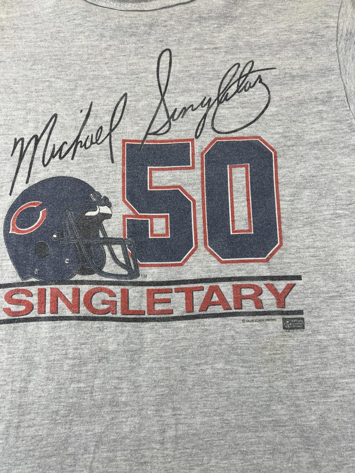 Other Vintage Michael Singletary #50 Graphic T-Shirt Size US M / EU 48-50 / 2 - 3 Thumbnail