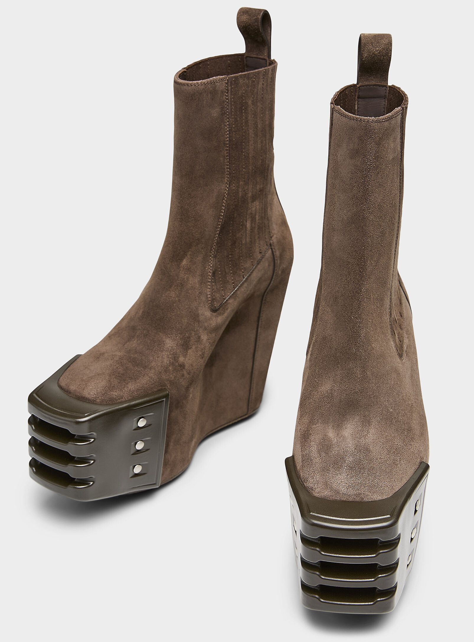 Rick Owens BNWT AW25 RICK OWENS "CONCORDIANS" GRILLED WEDGE BEATLE 38 Size US 8 / IT 38 - 15 Thumbnail