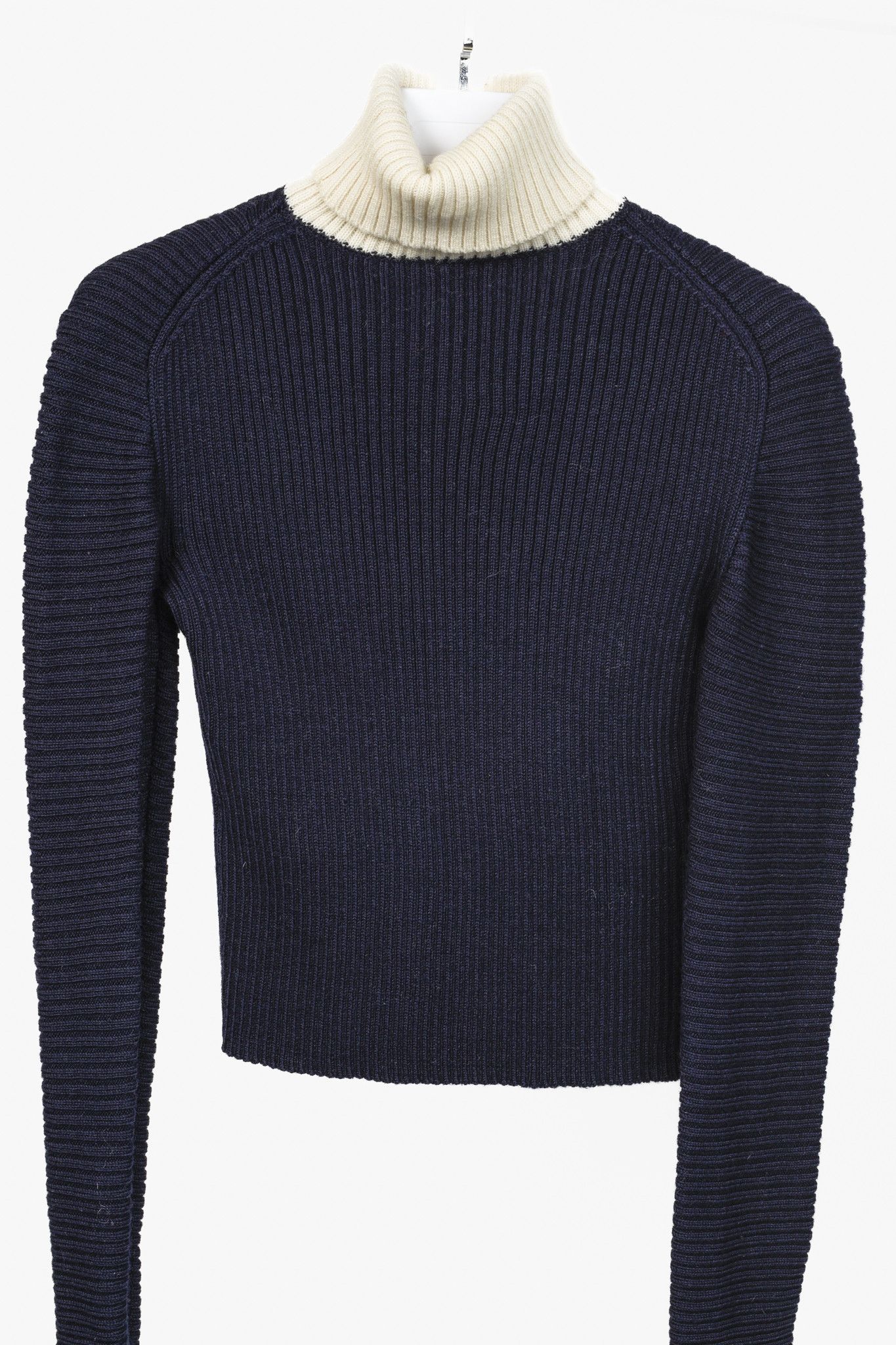 Acne Studios Acne Studios 2015 Bryn Clean Navy Wool Turtleneck Sweater Size S / US 4 / IT 40 - 3 Thumbnail
