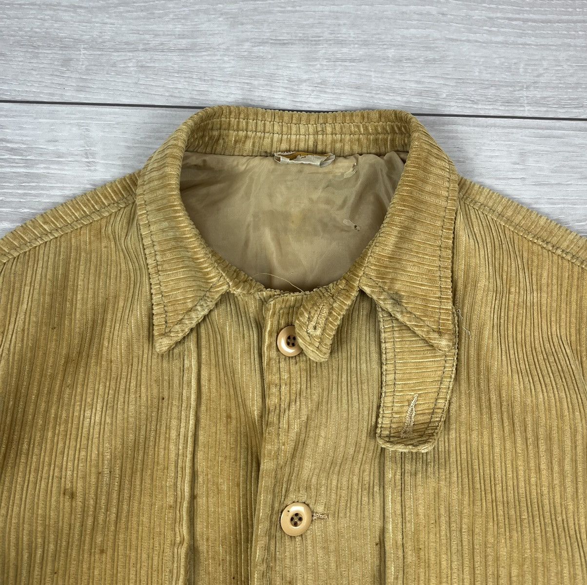 Vintage Brittania Vintage 70s Rare Corduroy Work Jacket Size US M / EU 48-50 / 2 - 7 Thumbnail
