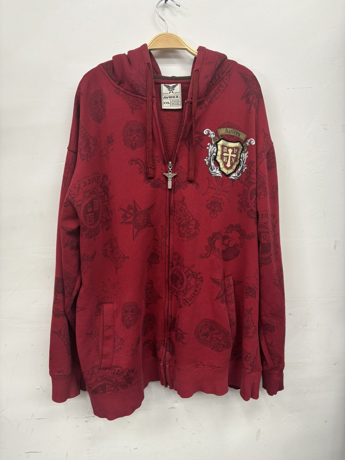 Avirex Averix graffiti zip up XXL Size US XXL / EU 58 / 5 - 3 Thumbnail