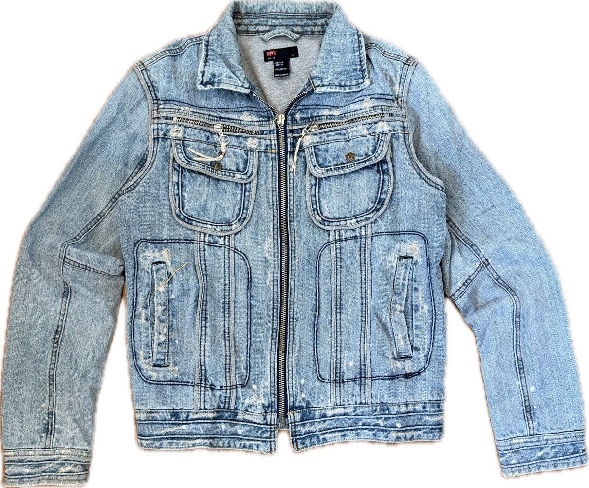 Diesel Vintage Diesel Heavy Denim Jacket Size US M / EU 48-50 / 2 - 1 Thumbnail