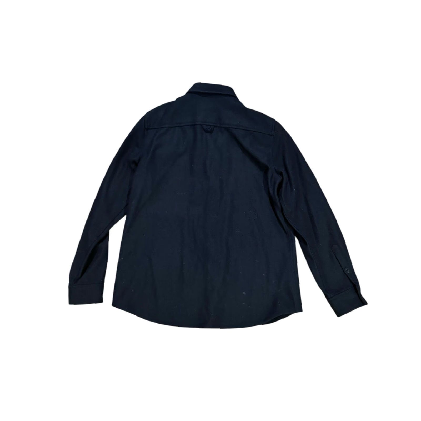 Ralph Lauren VINTAGE Ralph Lauren Polo Jeans Co Shirt XL Blue Wool Blend Overshirt Men’s Button-Up Collared Long Sleeve Pockets USA Size US XL / EU 56 / 4 - 6 Thumbnail