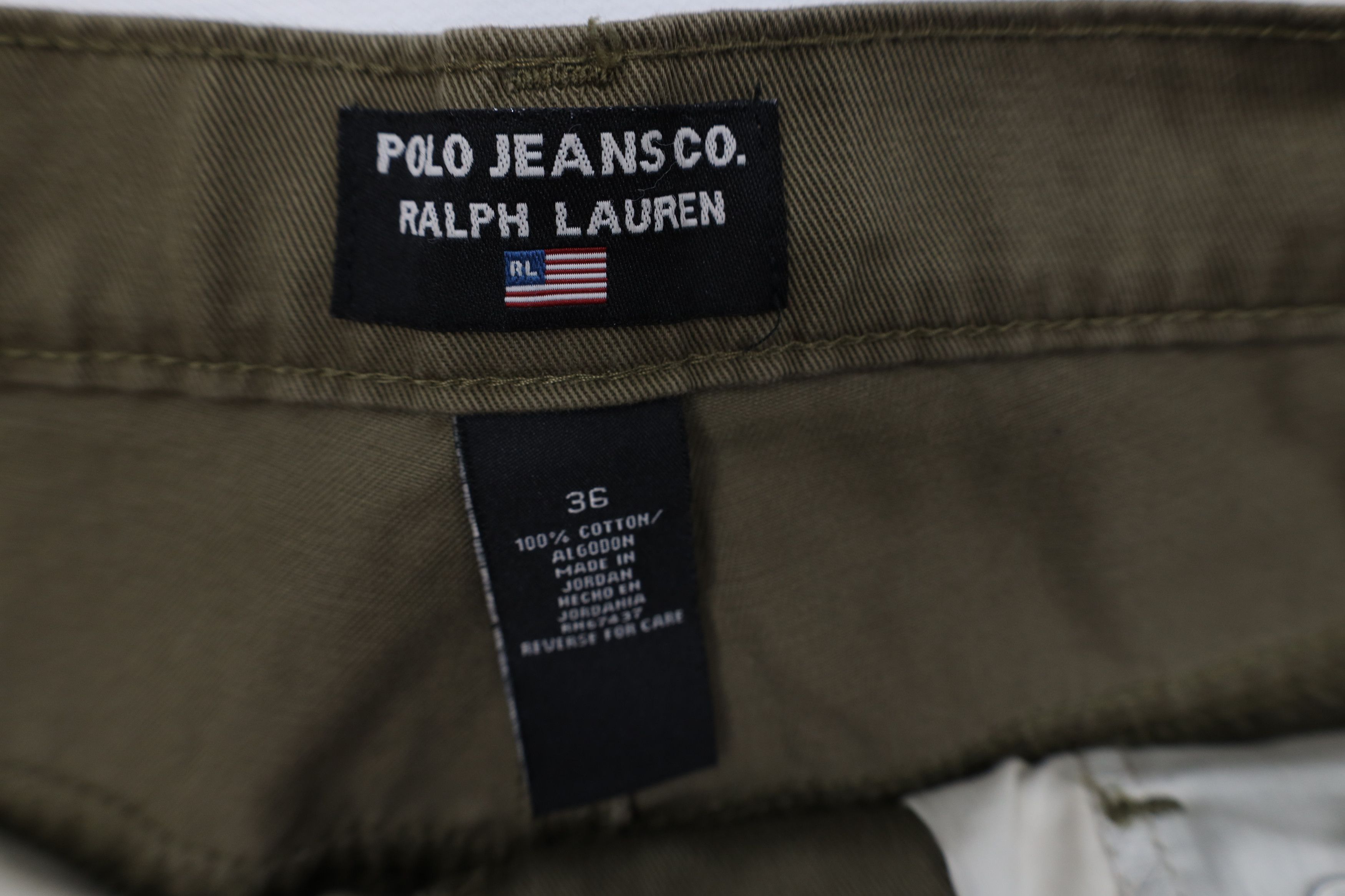 Ralph Lauren Vintage 90s Ralph Lauren Baggy Wide Leg Twill Jeans Size US 36 / EU 52 - 7 Thumbnail