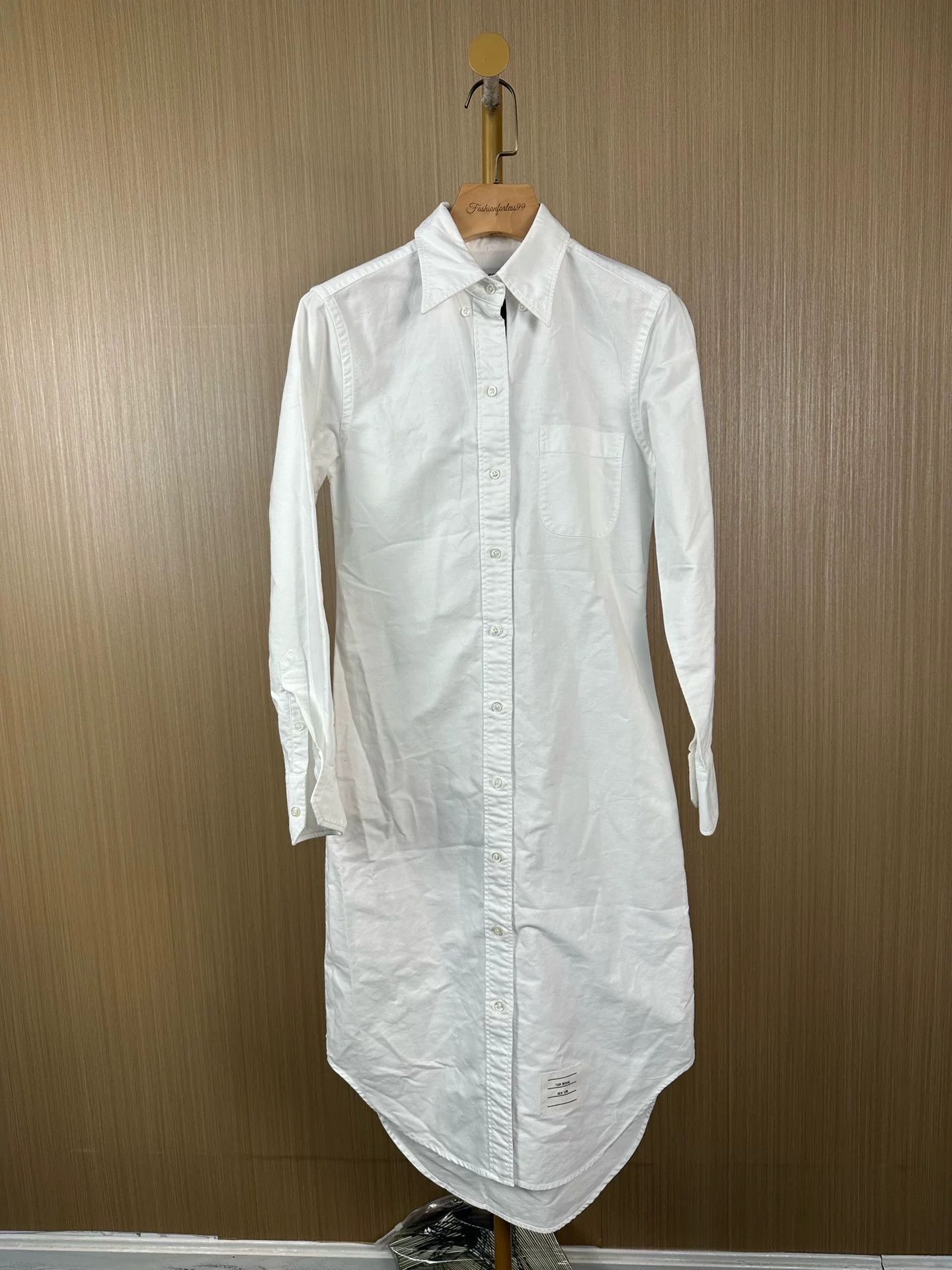 Thom Browne thom browne white shirtdress size 38 Size US M / EU 48-50 / 2 - 1 Thumbnail