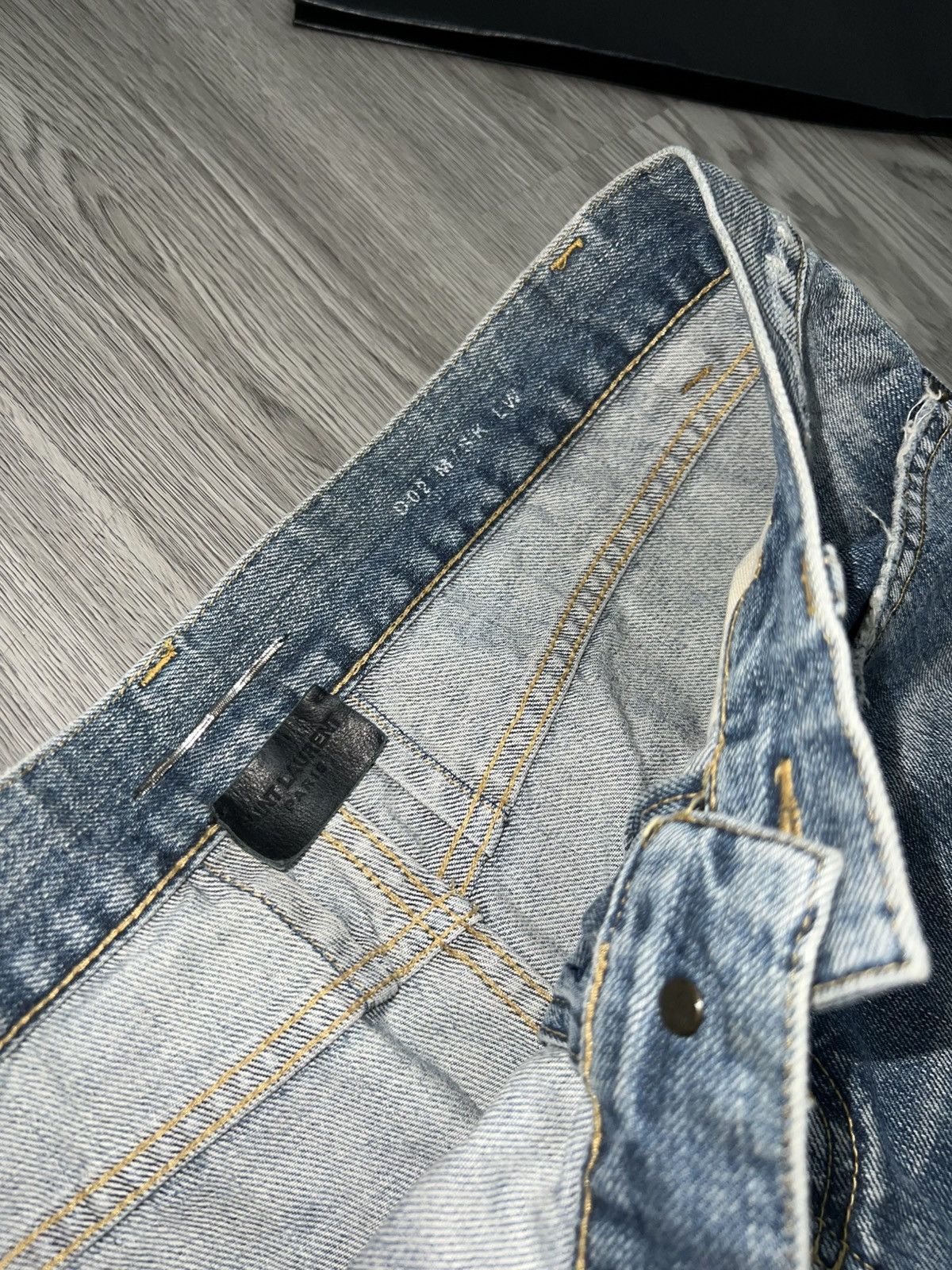 Hedi Slimane Saint Laurent Big Crash Denim Jeans Fw13 Size US 30 / EU 46 - 6 Thumbnail