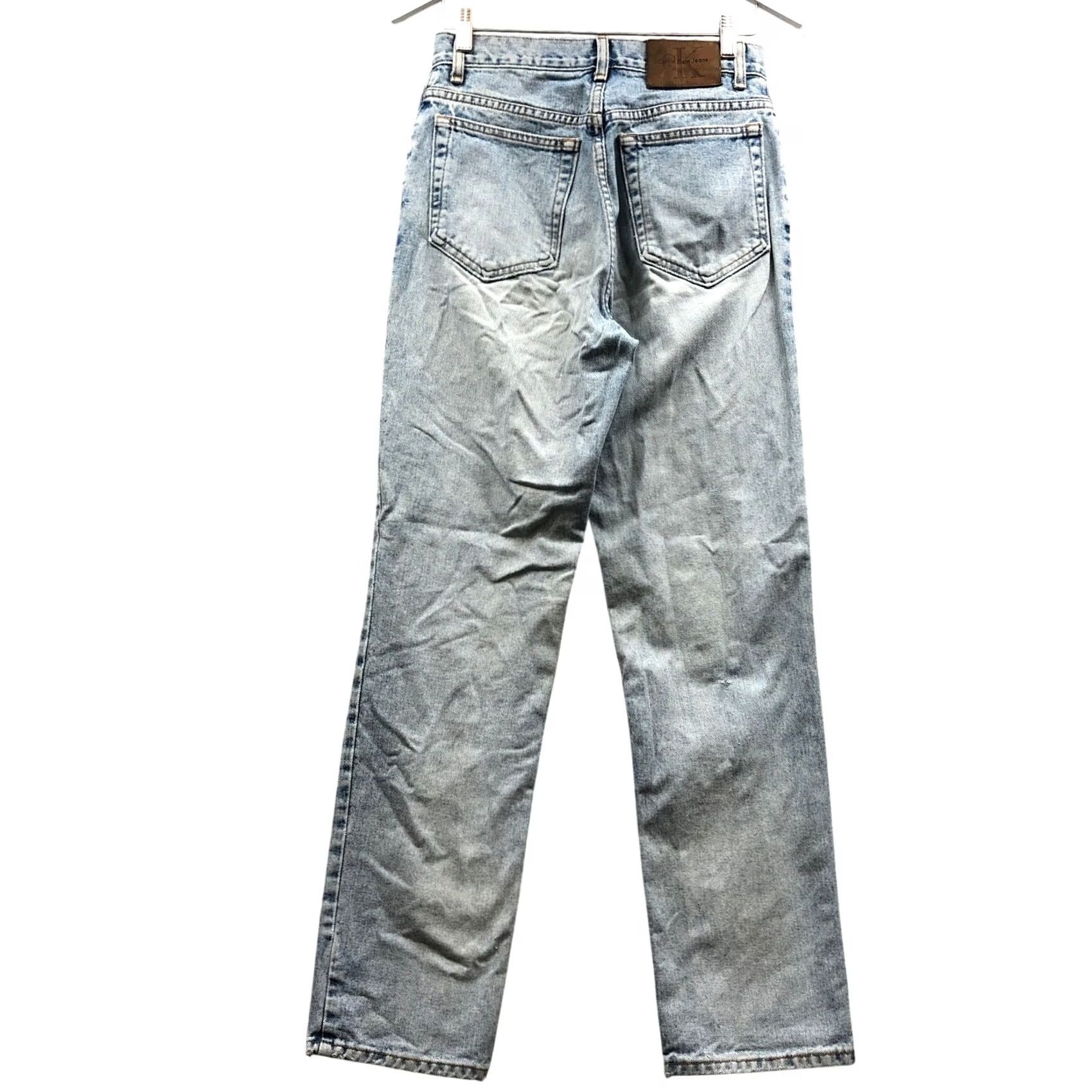 Calvin Klein VINTAGE Calvin Klein Jeans Sandblast 5 Pocket Jean 27x32 Womens Size 8 Blue Straight Fit Womens Jeans Size 27" / US 4 / IT 40 - 5 Thumbnail
