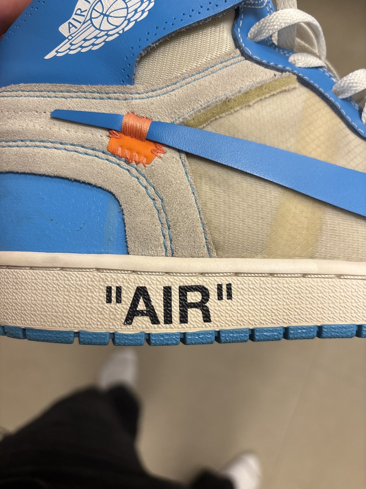 Nike × Off-White Off white unc jordan 1 Size US 11.5 / EU 44-45 - 17 Thumbnail