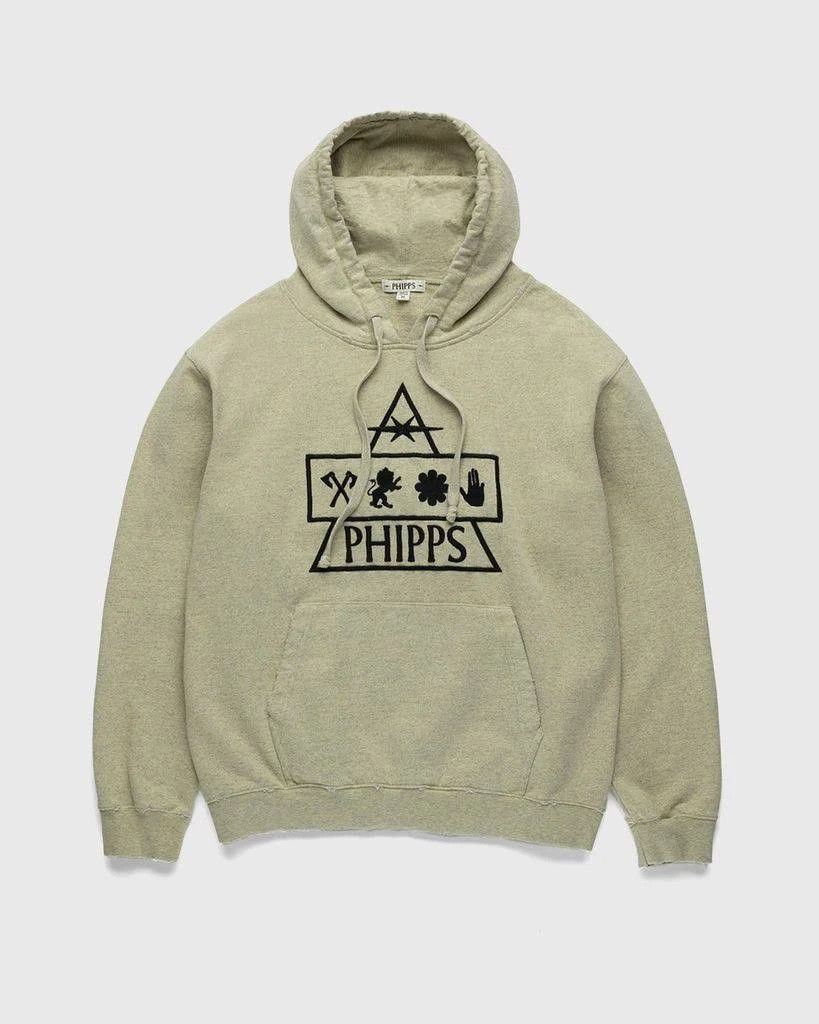 Phipps o1mle0424 Historic Fleece Pyramid Hoodie in Beige Size US M / EU 48-50 / 2 - 1 Thumbnail