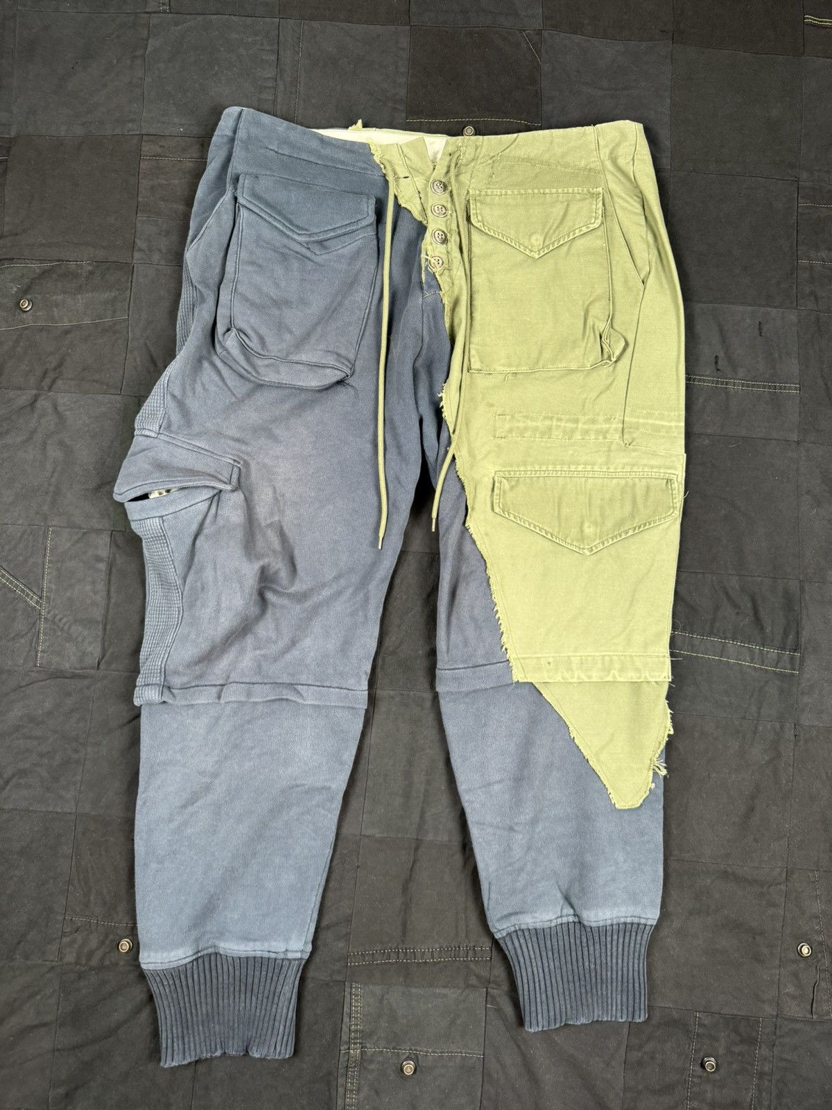 Greg Lauren Fleece / Army Lounge Pant Size US 34 / EU 50 - 1 Thumbnail