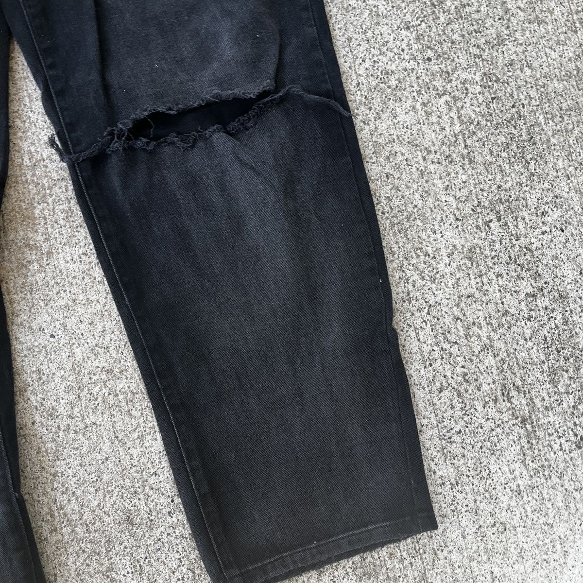 Vintage One Teaspoon Black Distressed Jeans Size 36x30 Grunge Skate Size US 36 / EU 52 - 2 Thumbnail