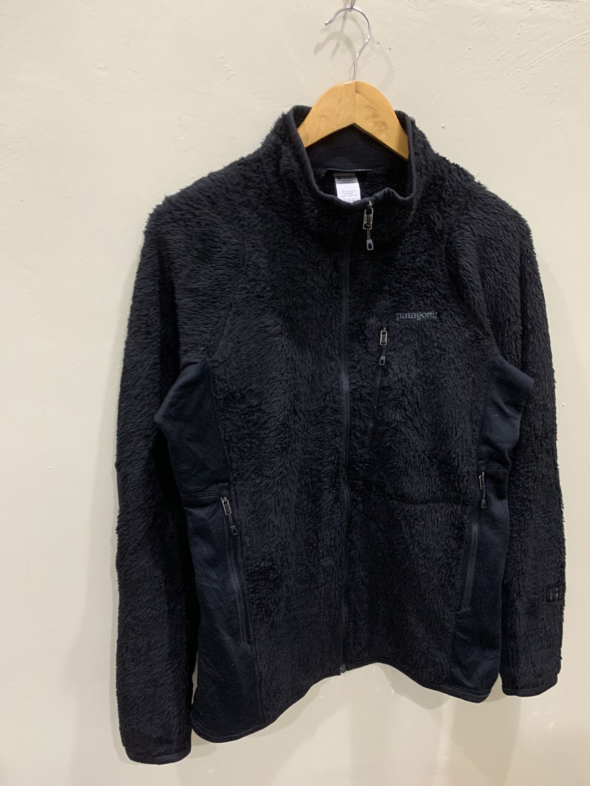 Patagonia × Polartec × Vintage Patagonia Polartec Black Fleece Jacket Size US M / EU 48-50 / 2 - 2 Thumbnail