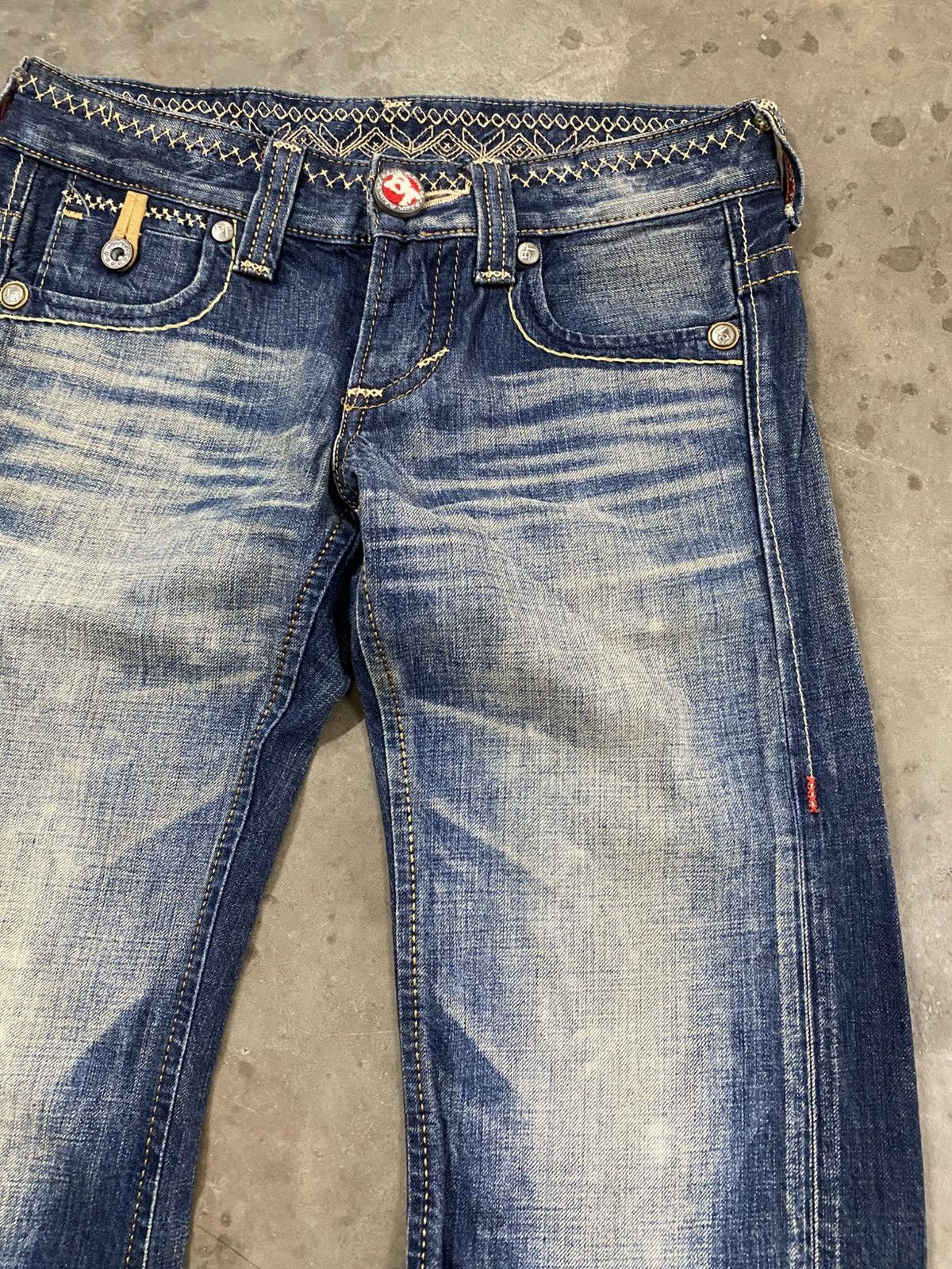 Tornado Mart Flare Jeans Japanese Edwin BTL515 Low Rise @302 Size US 28 / EU 44 - 12 Thumbnail