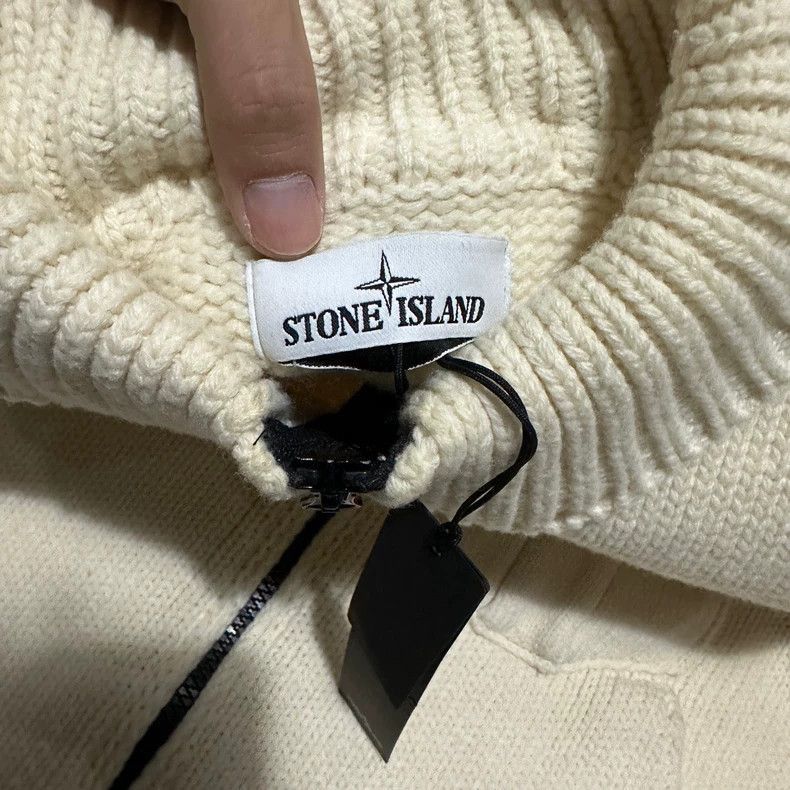 Stone Island Stone Island Thick Wool Knit Outerwear -2506 Size US M / EU 48-50 / 2 - 4 Thumbnail