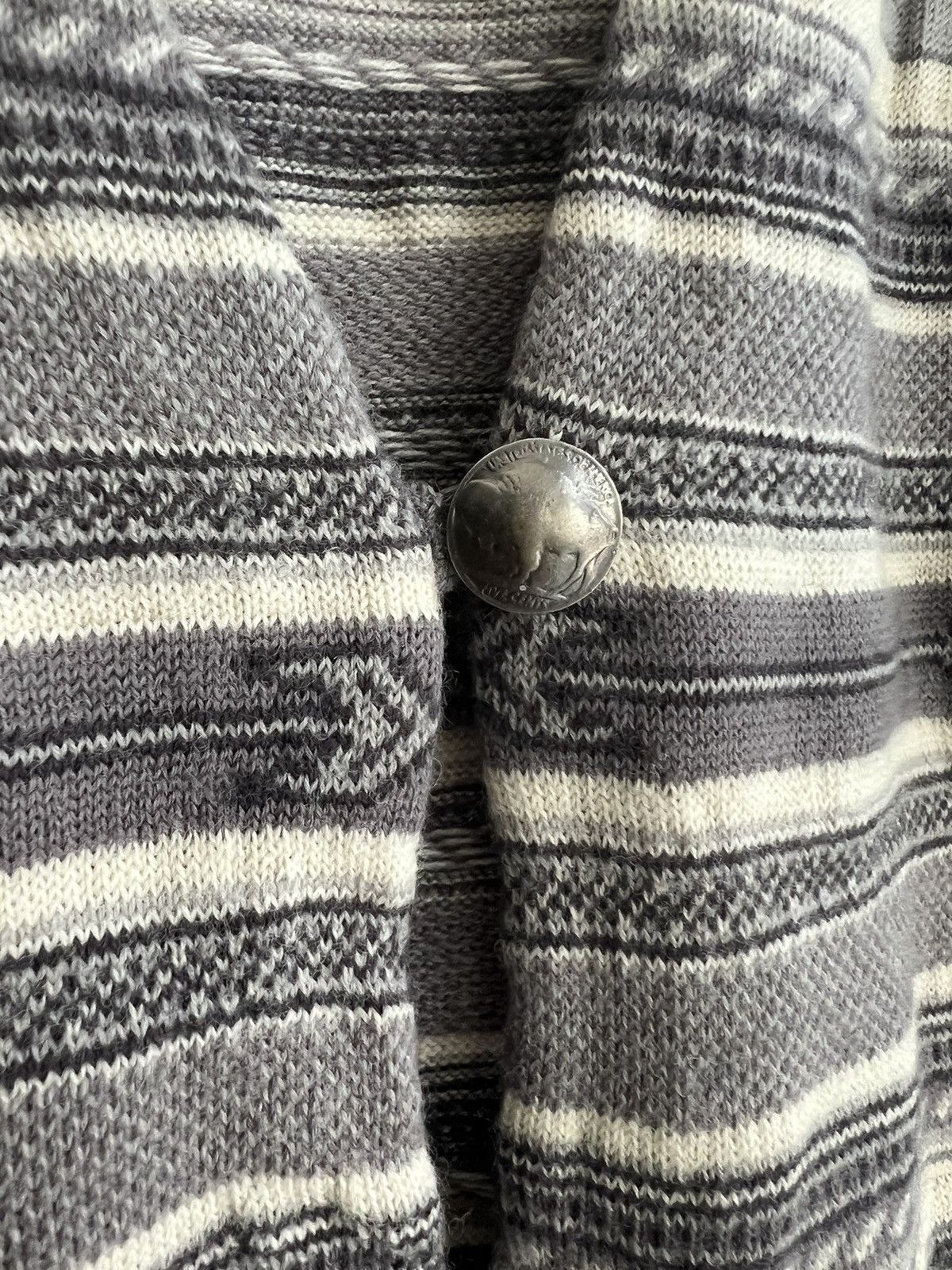 GOA Aztec Chimayo Native GOA Cargo Bondage Knit Cardigan Sweats Size US S / EU 44-46 / 1 - 6 Thumbnail