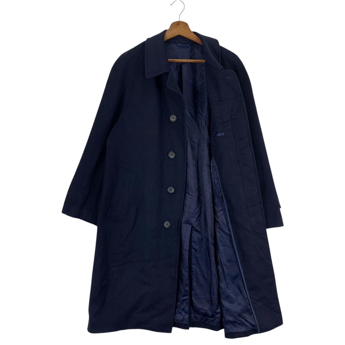 Designer VINTAGE WALTER PELLACCI PUGLIELLI ITALY WOOL OVERCOAT Size US M / EU 48-50 / 2 - 5 Thumbnail