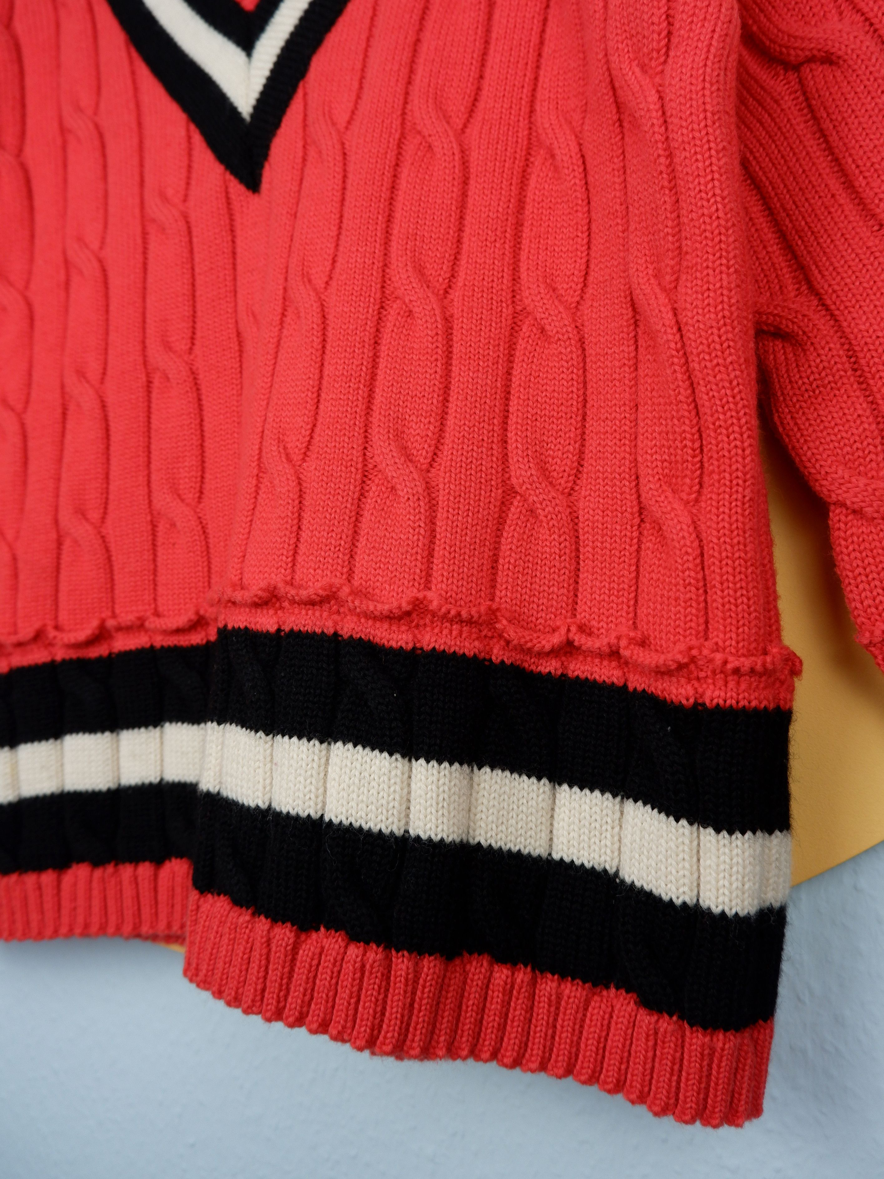 Maison Margiela Last drop! Maison Margiela collegiate v-neck sweater Size US S / EU 44-46 / 1 - 5 Thumbnail