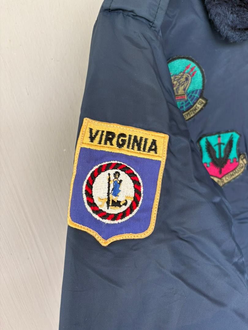 Vintage Vintage 90 MA-1 Flight Jacket USAF Tactical Air Command Size US XS / EU 42 / 0 - 11 Thumbnail