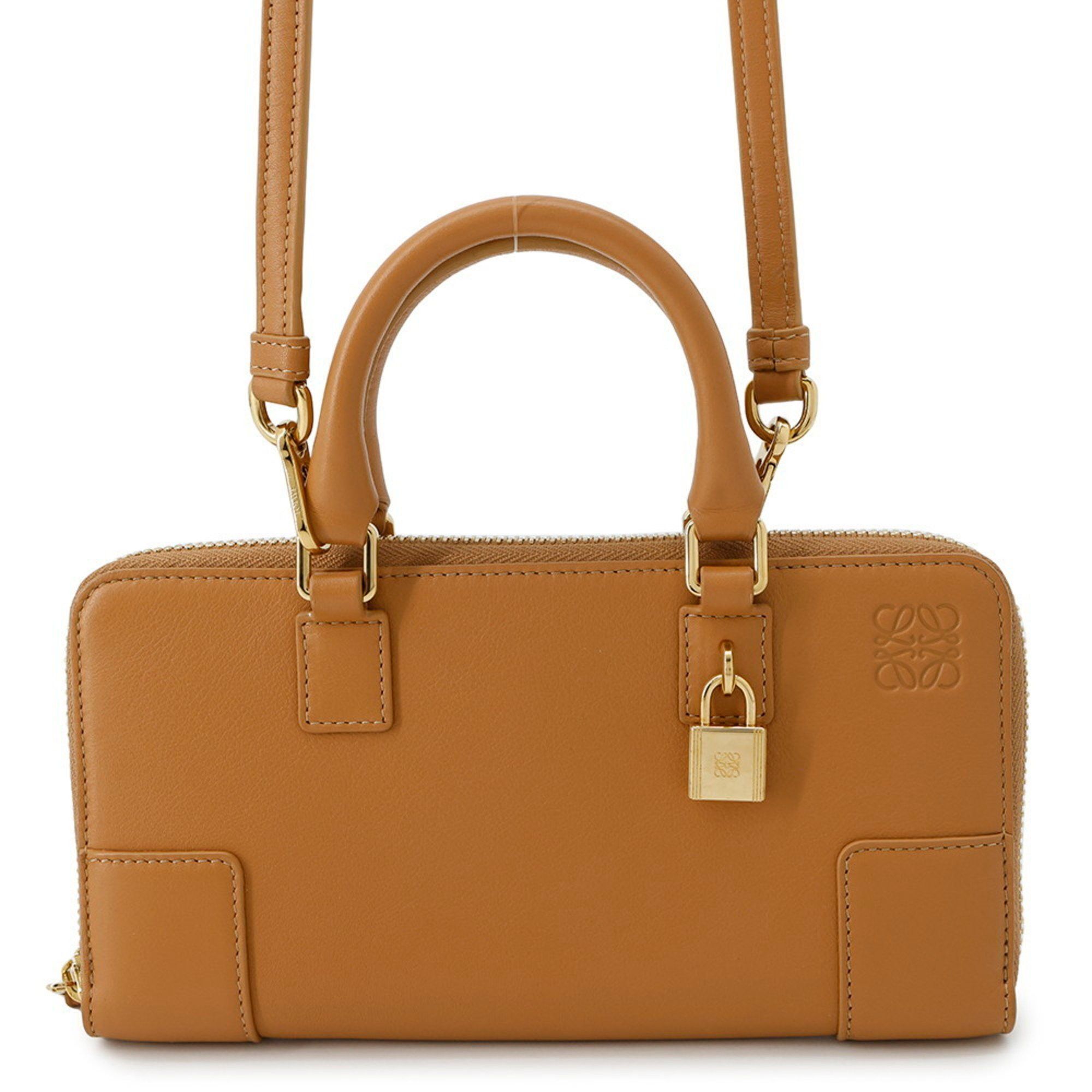 LOEWE Chain Wallet Amazona Pouch Leather C039U10X01