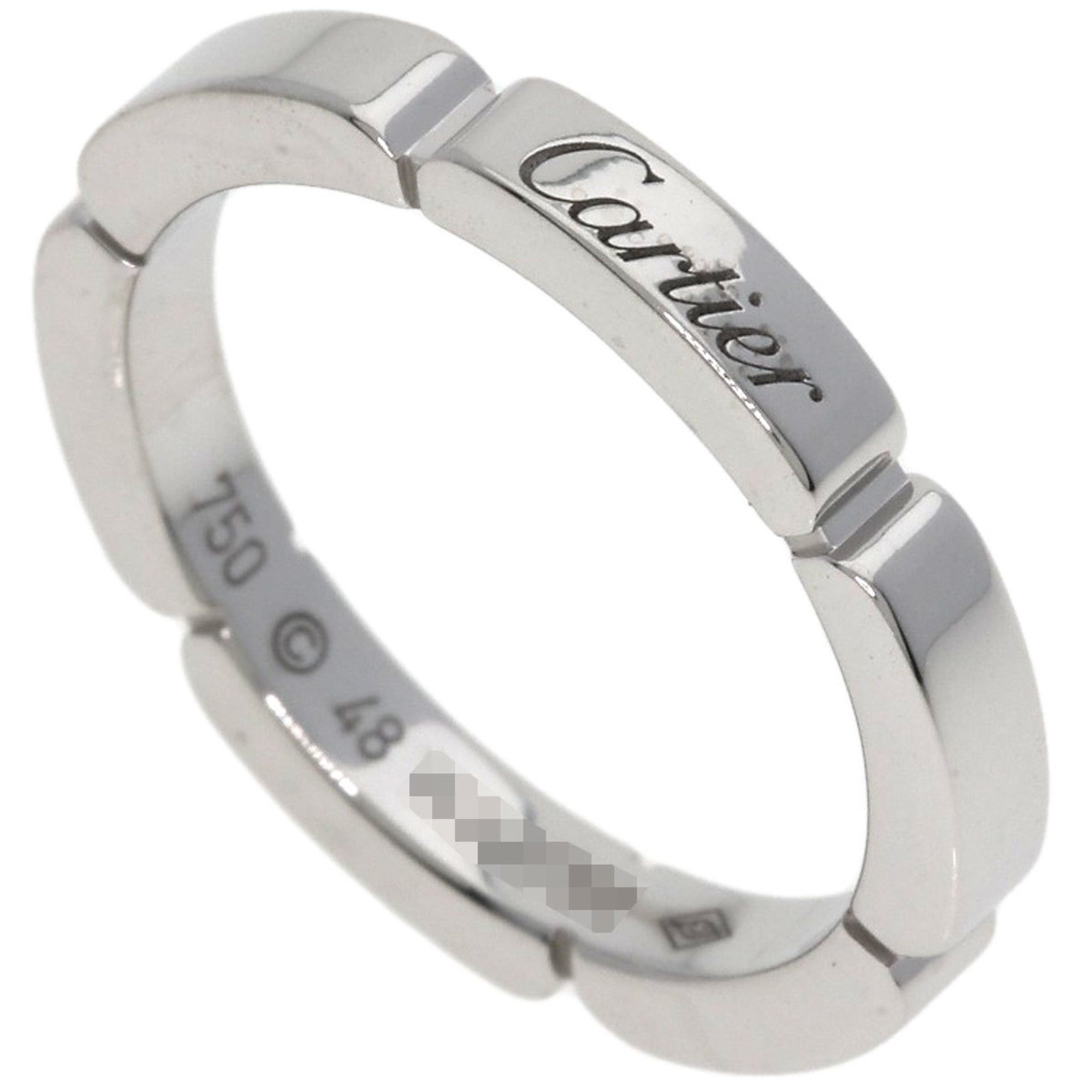 Cartier Cartier Maillon Panthère #48 Ring in 18K White Gold for Women Size ONE SIZE - 1 Thumbnail