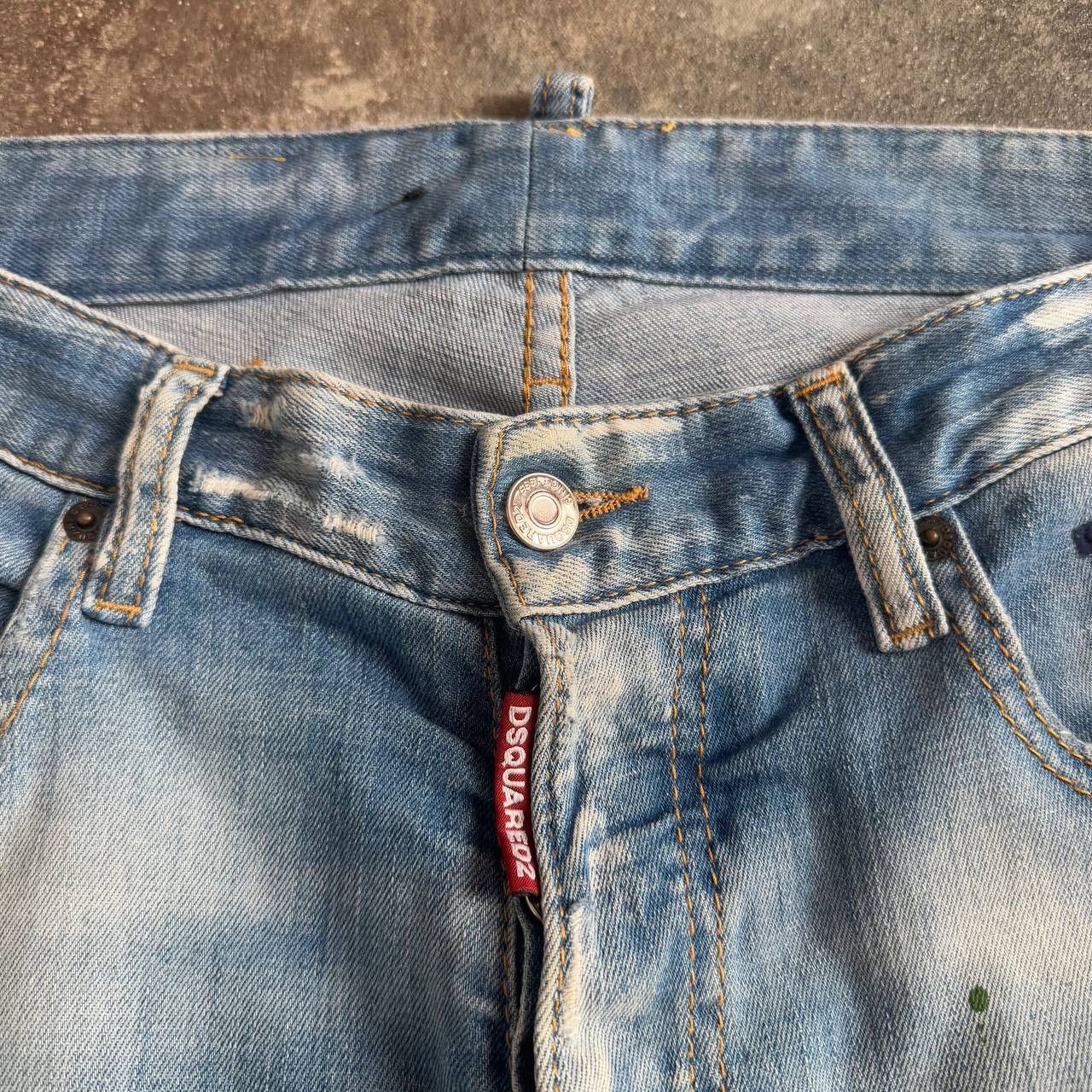 Dsquared2 × Vintage Dsquared2 Amazing Distressed Jeans Size 32" / US 10 / IT 46 - 5 Thumbnail