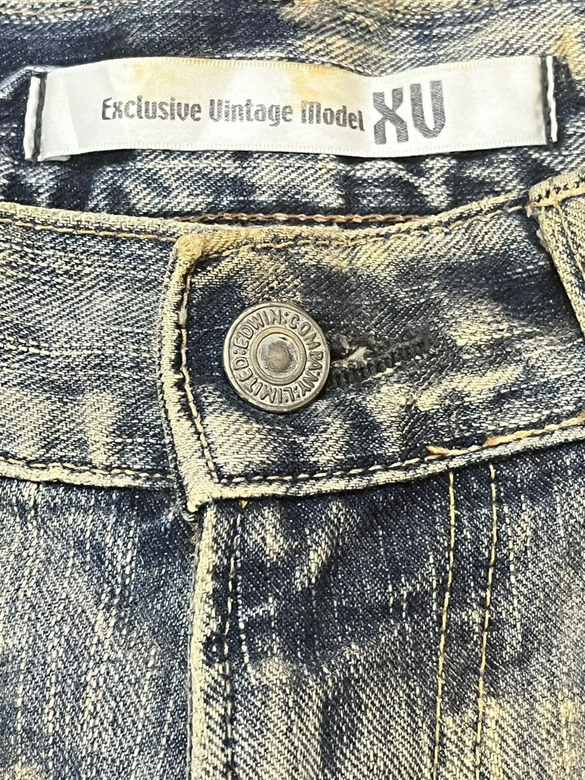 Edwin Vintage Edwin Exclusive Vintage Mudwash Patchwork Denim Size US 32 / EU 48 - 5 Thumbnail