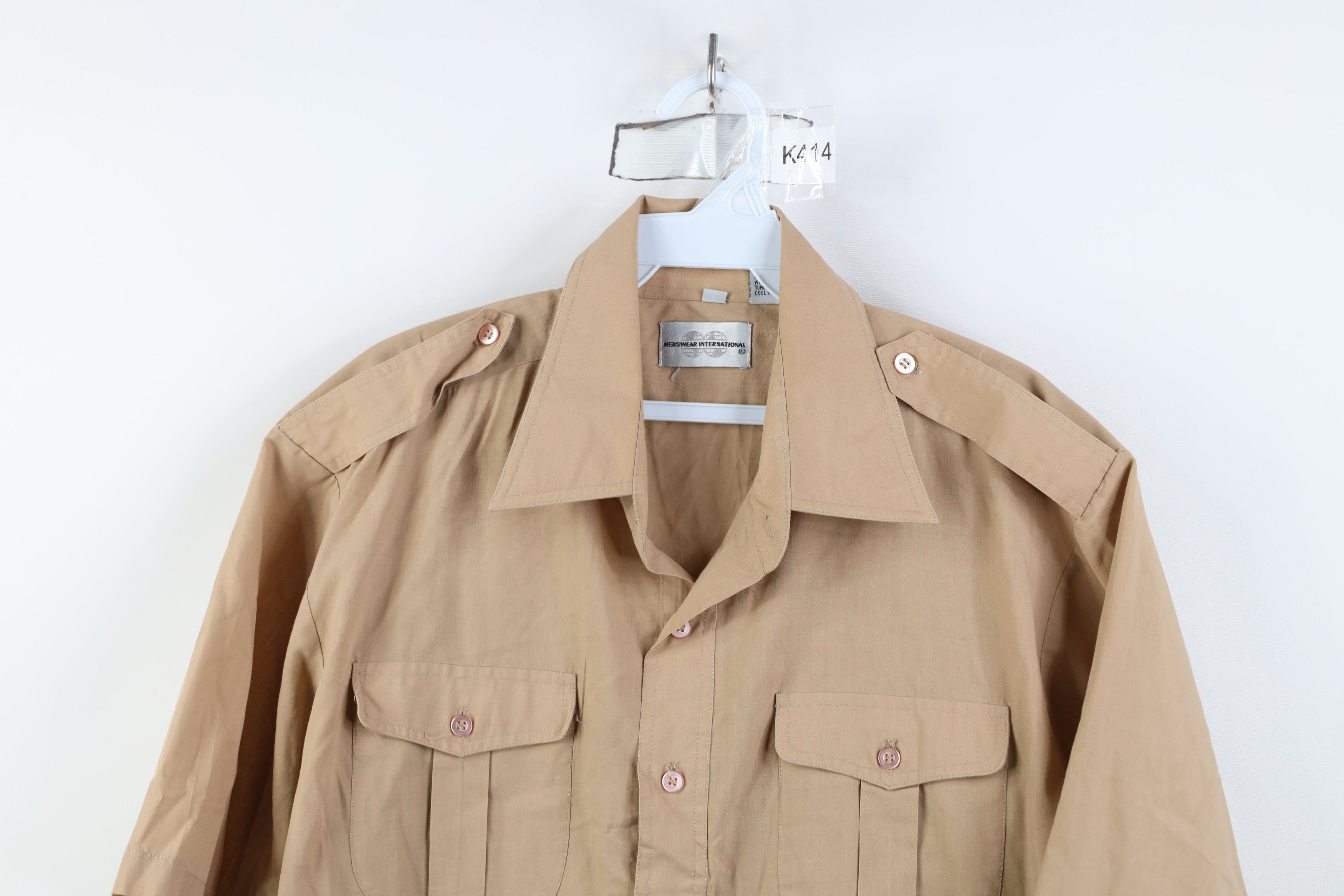 Vintage Vintage 90s Streetwear Safari Bush Short Sleeve Button Shirt Size US L / EU 52-54 / 3 - 2 Thumbnail