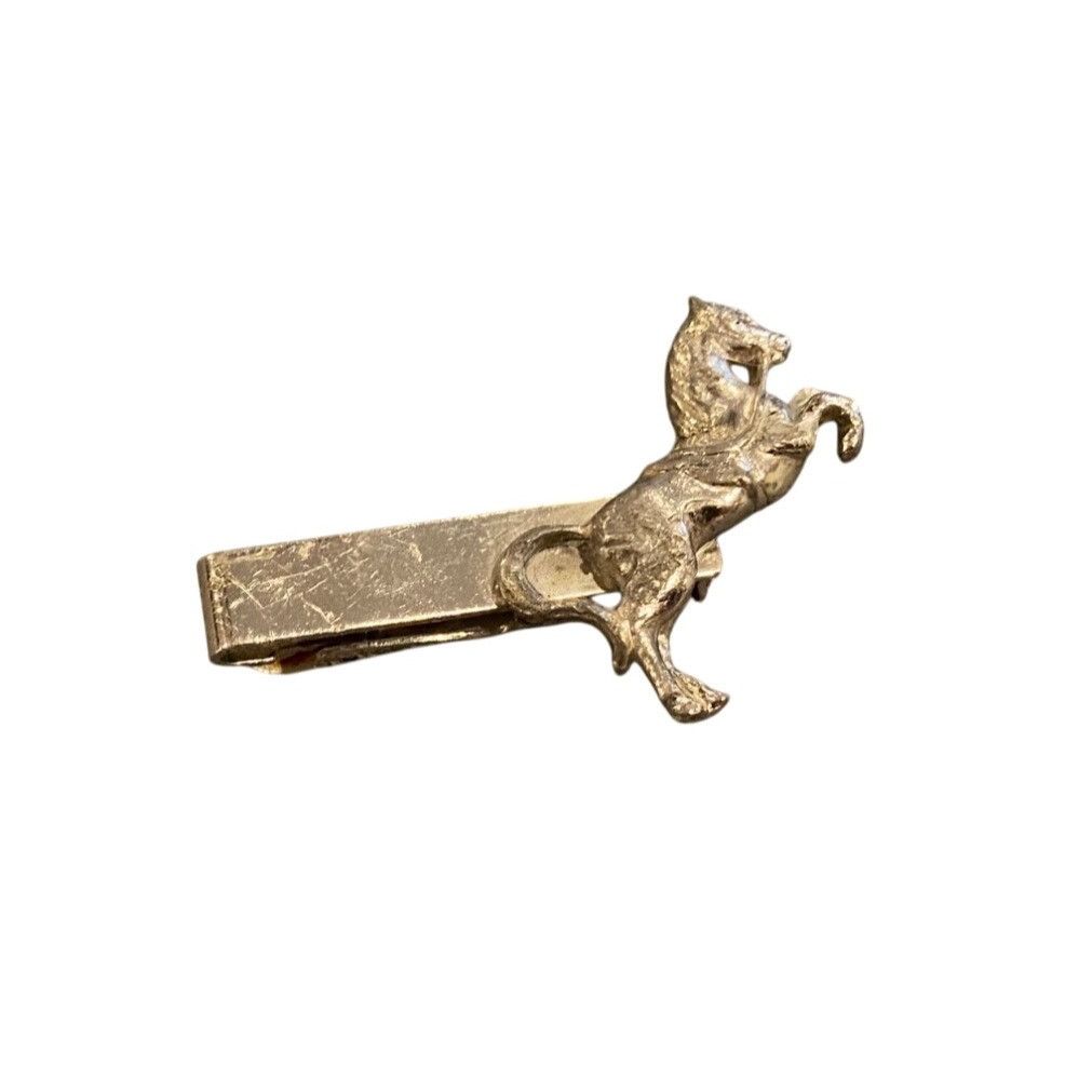 Other Vintage Silver tone Horse Motif Cufflinks & Alligator Tie Cl Size ONE SIZE - 5 Thumbnail