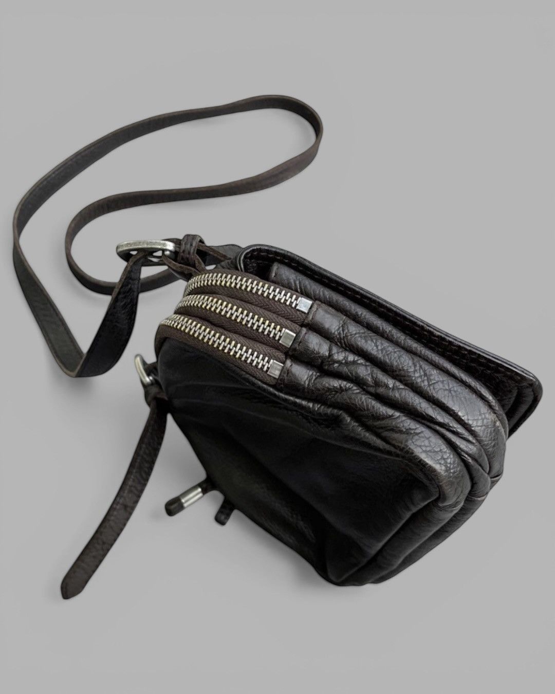LIEBESKIND BERLIN Vintage L.BERLIN Margiela Style Multi Zipped Crossbody Bag Size ONE SIZE - 3 Thumbnail