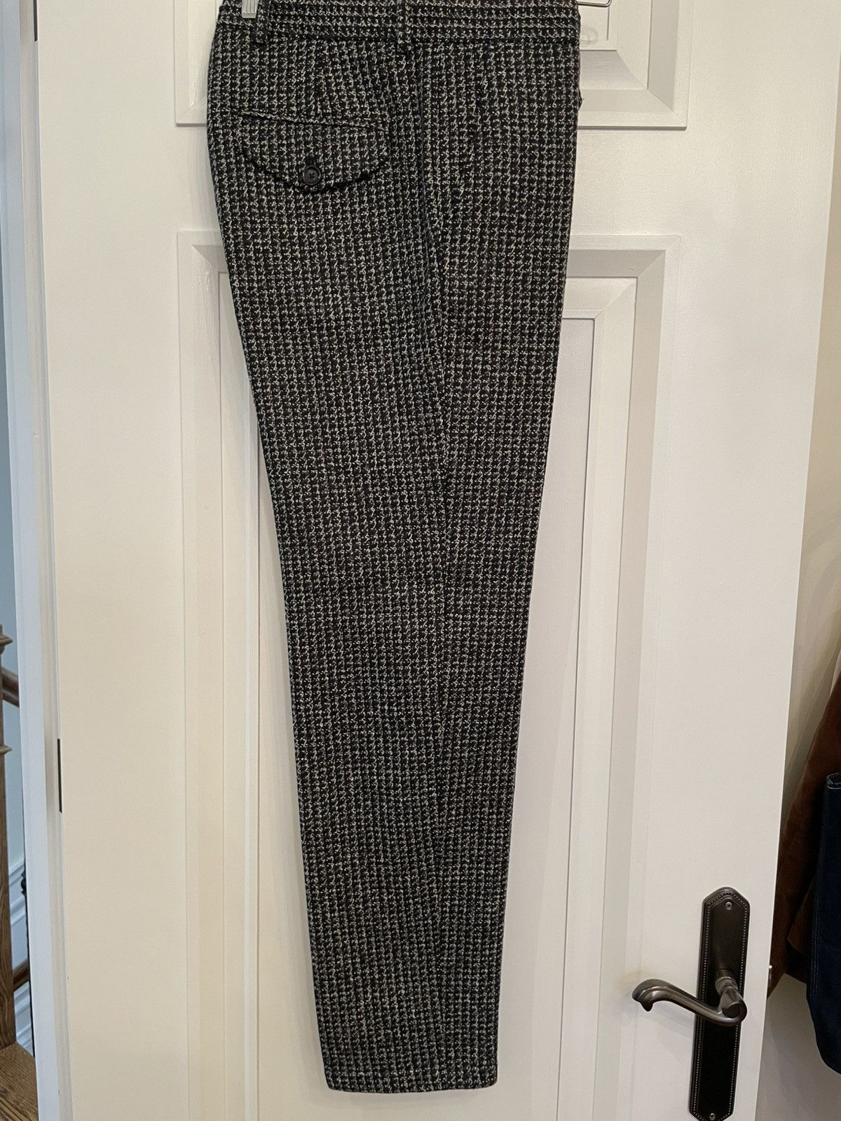 Oliver Spencer Oliver Spencer 100%lambwool classic houndstooth pant Size US 30 / EU 46 - 12 Thumbnail