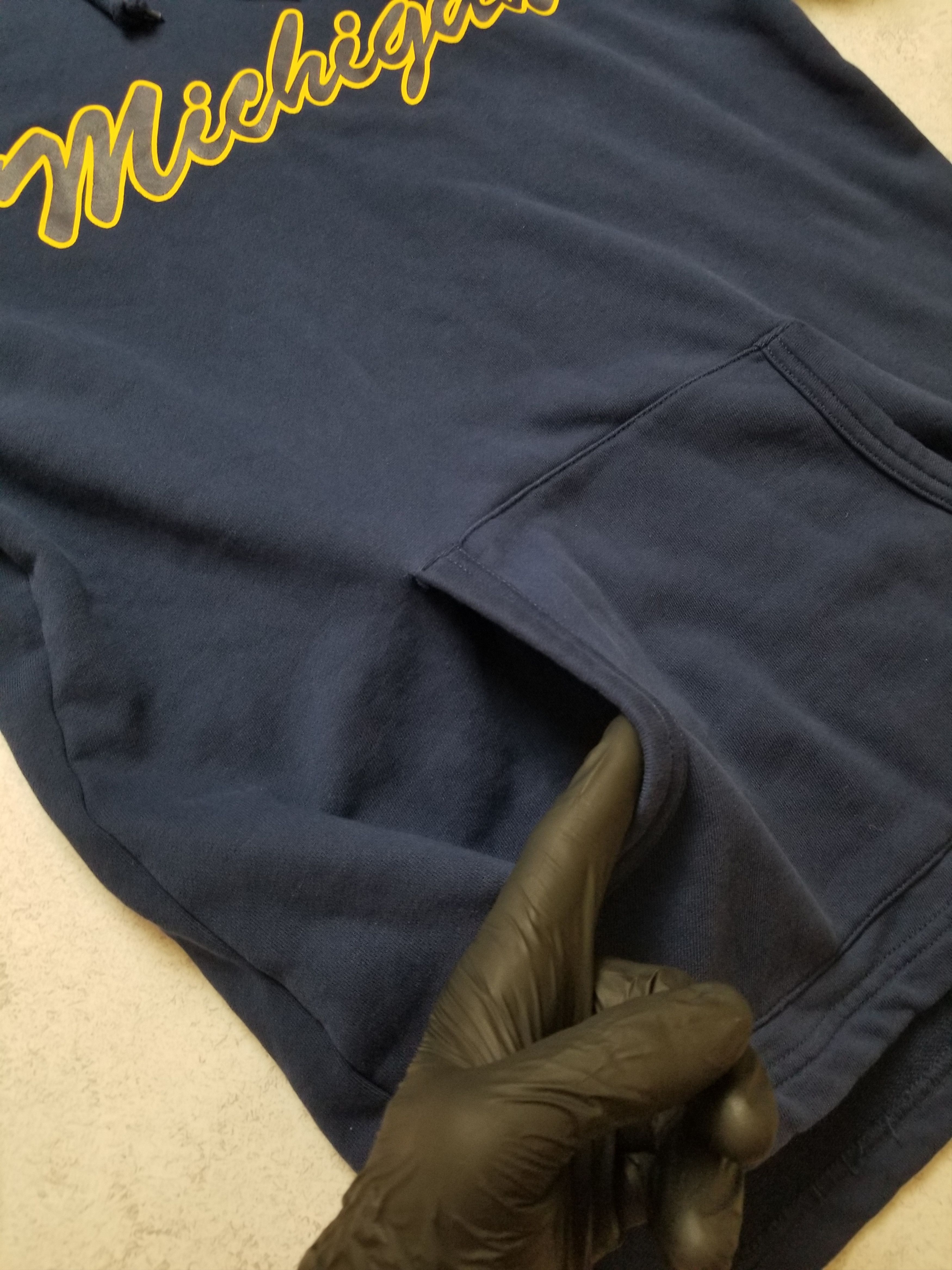 Mitchell & Ness Mitchell and Ness Hooded Short Sleeve Michigan Wolverines Size US M / EU 48-50 / 2 - 7 Thumbnail