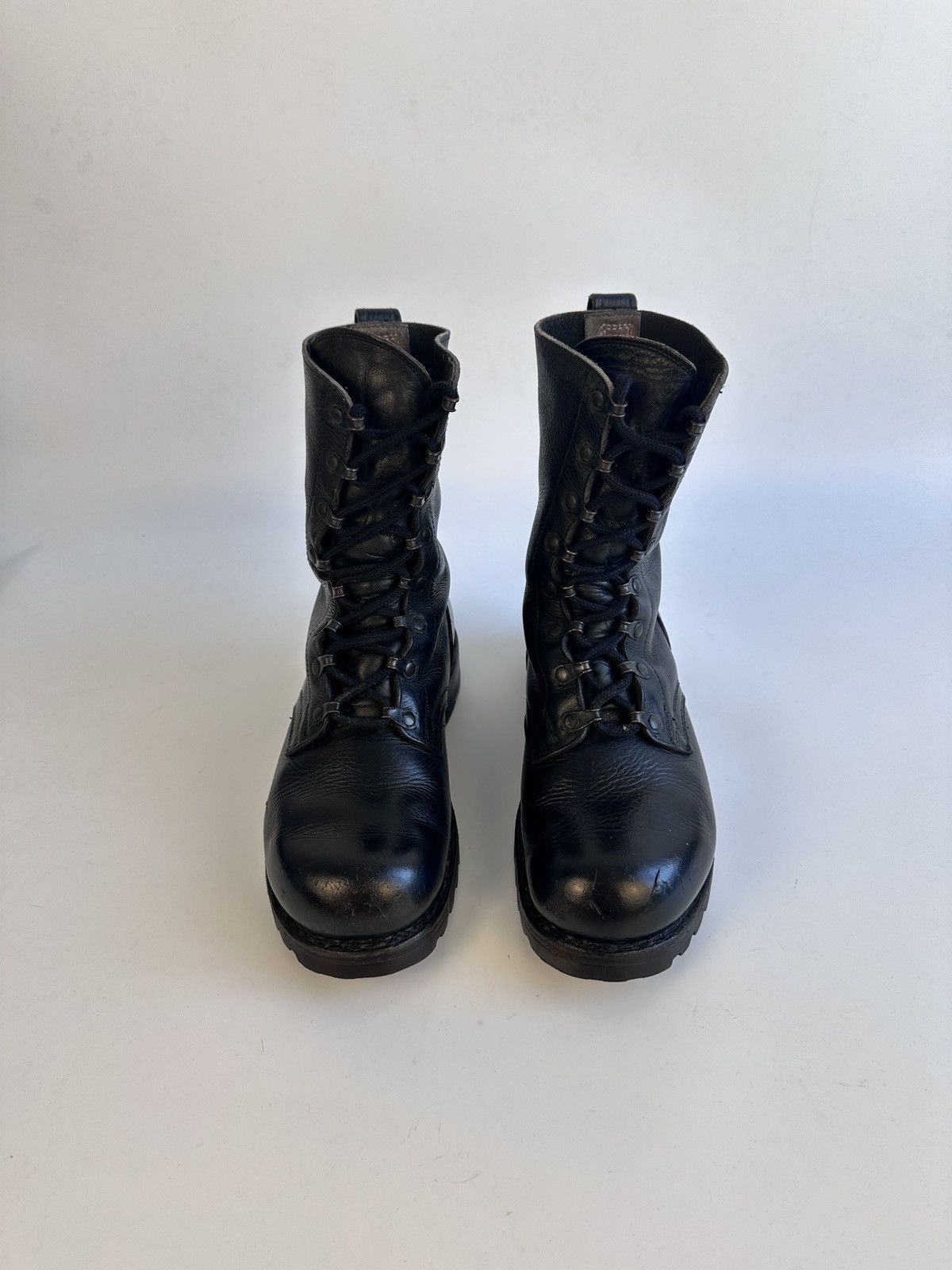 Other German Army BW Combat Boots 2007 Metzeler Sole Black Leather Size US 7.5 / IT 37.5 - 5 Thumbnail