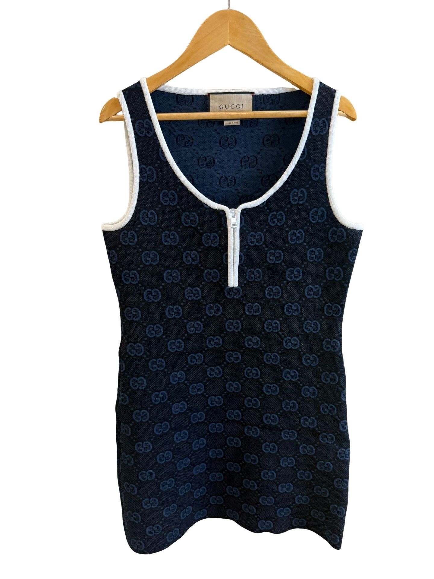 Gucci Gucci GG Monogram Zip Mini Dress S Size S / US 4 / IT 40 - 1 Thumbnail