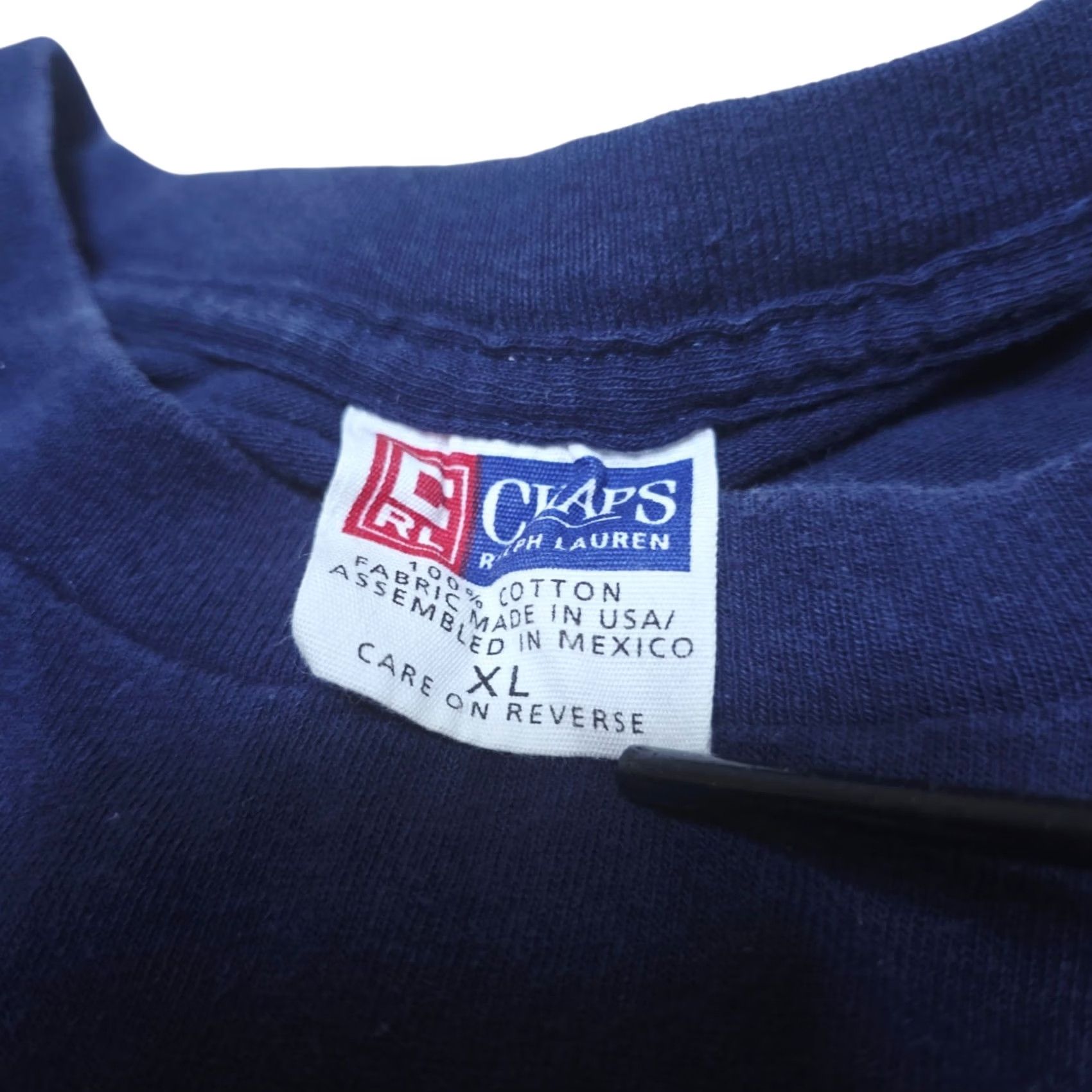 Ralph Lauren VINTAGE Ralph Lauren Chaps Fish Graphic T-Shirt Navy XL Mens 90s Sports Logo Crew Neck Short Sleeve Blue 1990s Size US XL / EU 56 / 4 - 5 Thumbnail