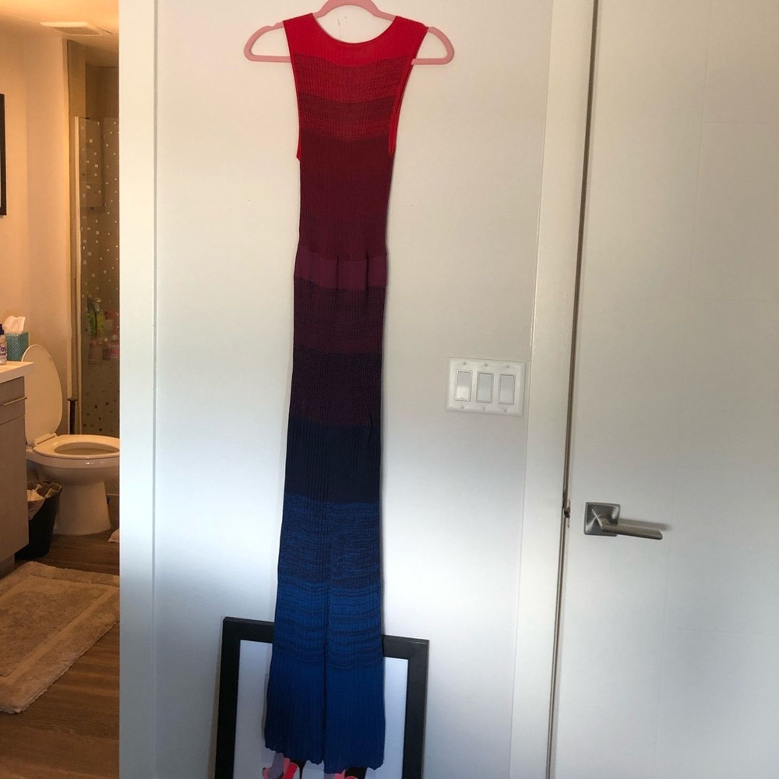 Elizabeth and James Elizabeth and James Red Blue Ombré Maxi Dress Sz S Size S / US 4 / IT 40 - 7 Thumbnail