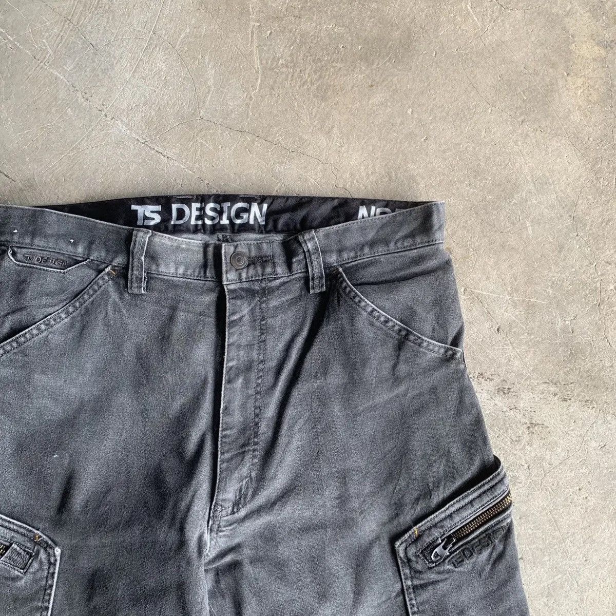 Japanese Brand 💥 STEALS 💥 Top Shaleton Faded Rugged Trousers Biker Pants Size US 33 - 5 Thumbnail