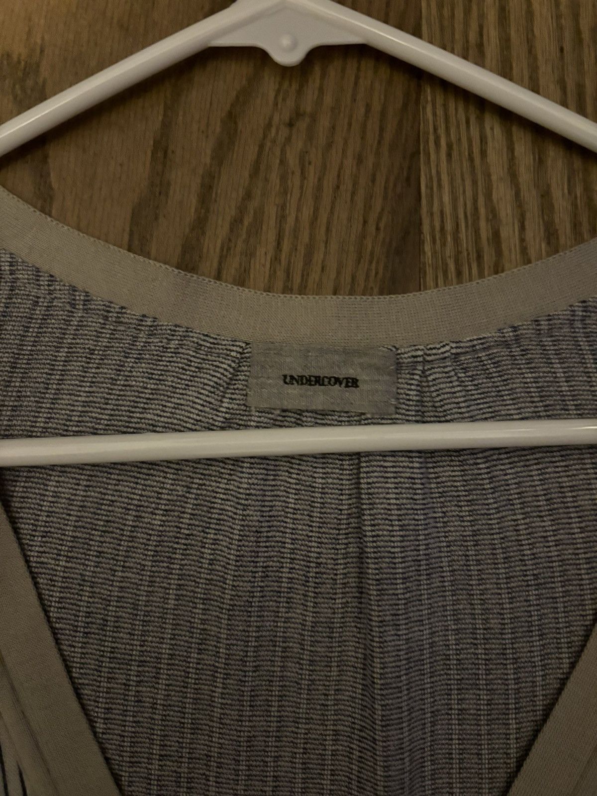 Undercover undercover burgundy and white striped cardigan Size US S / EU 44-46 / 1 - 2 Thumbnail